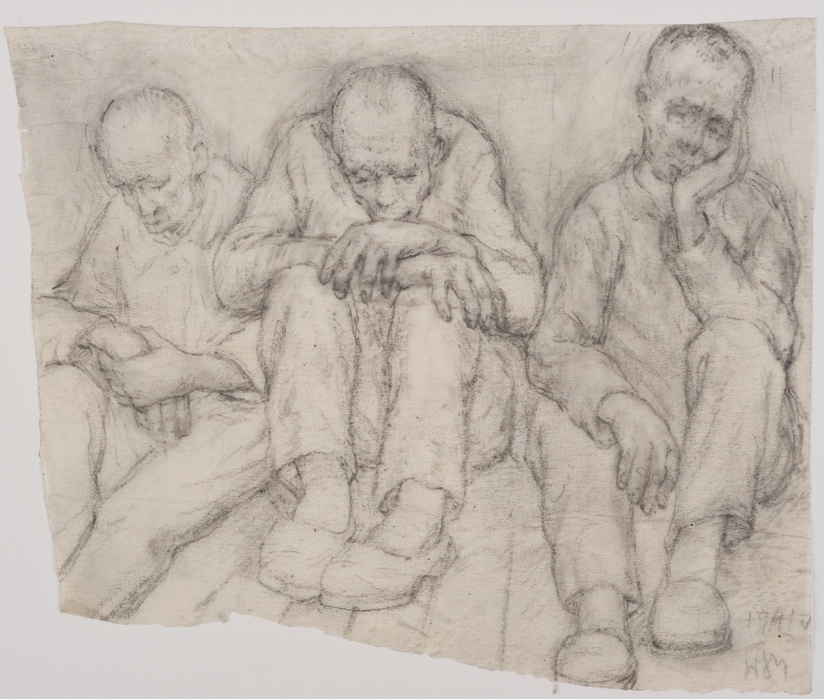 Рисунки узников Освенцим