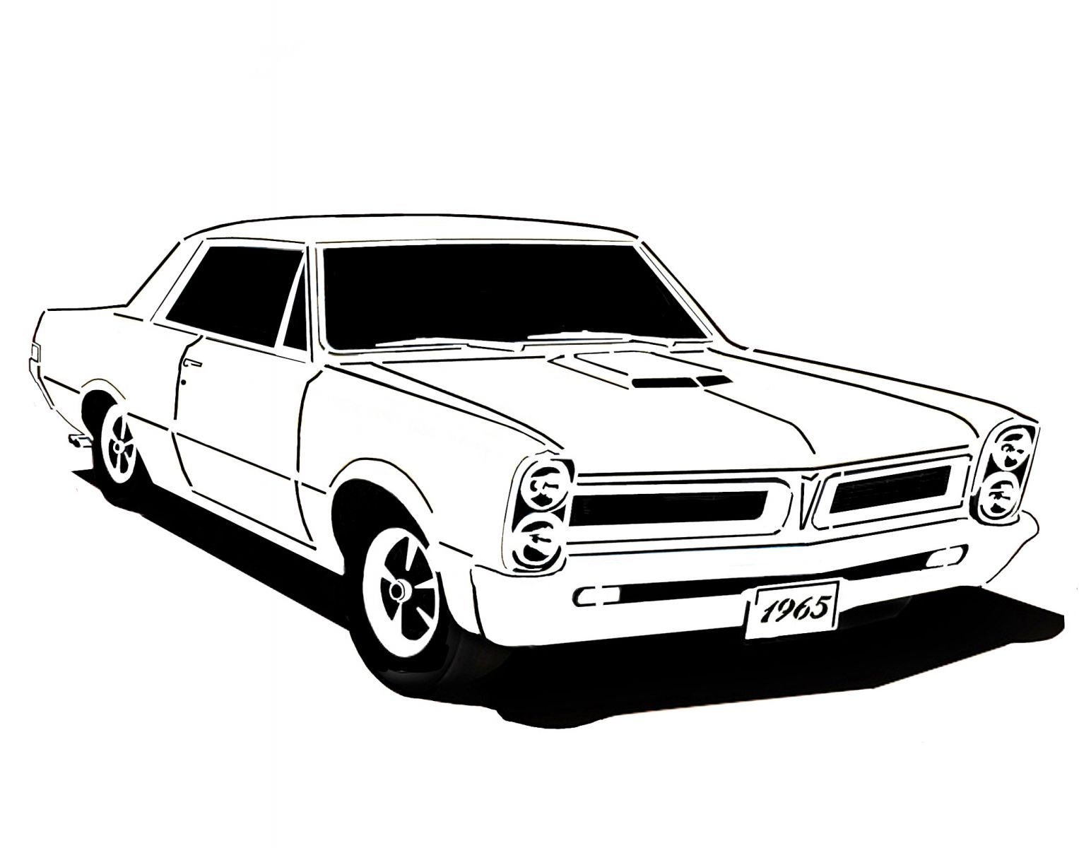 1969 Pontiac GTO чертеж