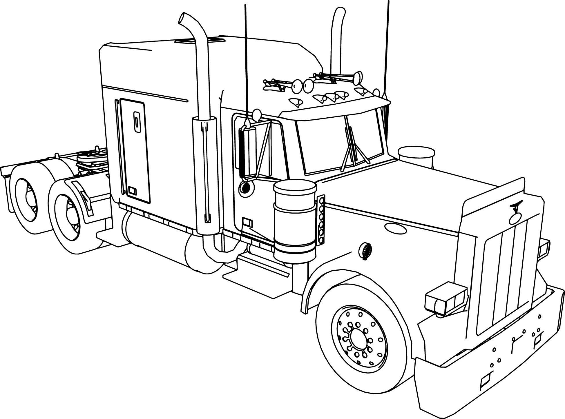 Kenworth w900 чертеж