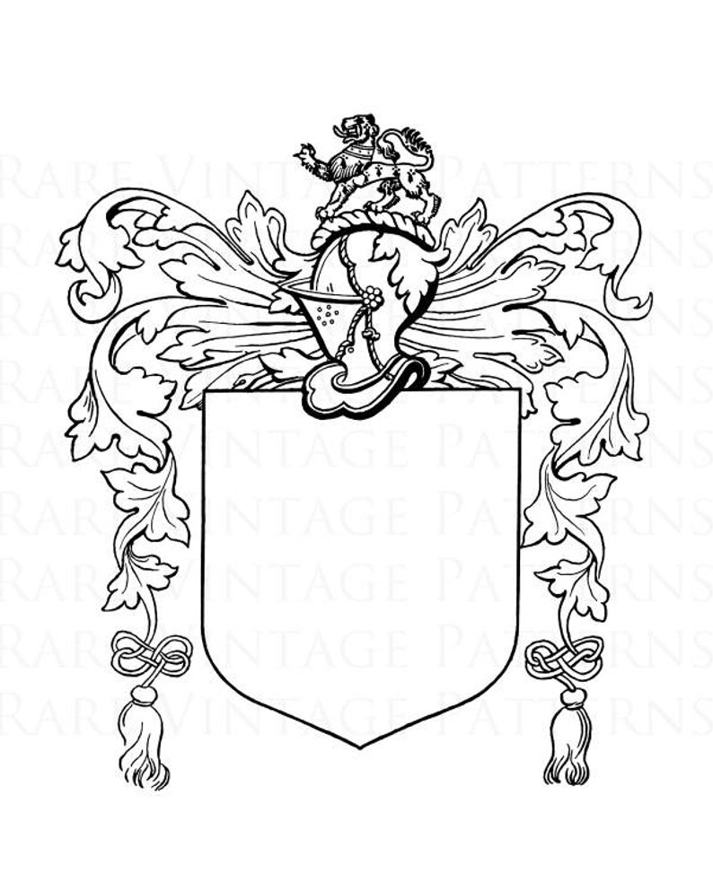 Эскиз фамильного герба