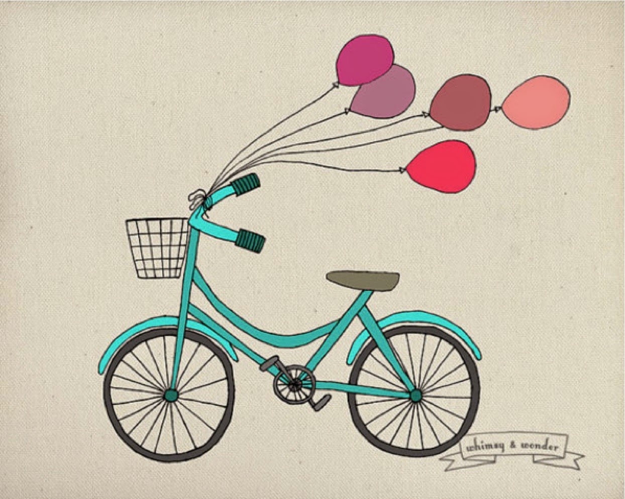 Рисунок велосипеда детский