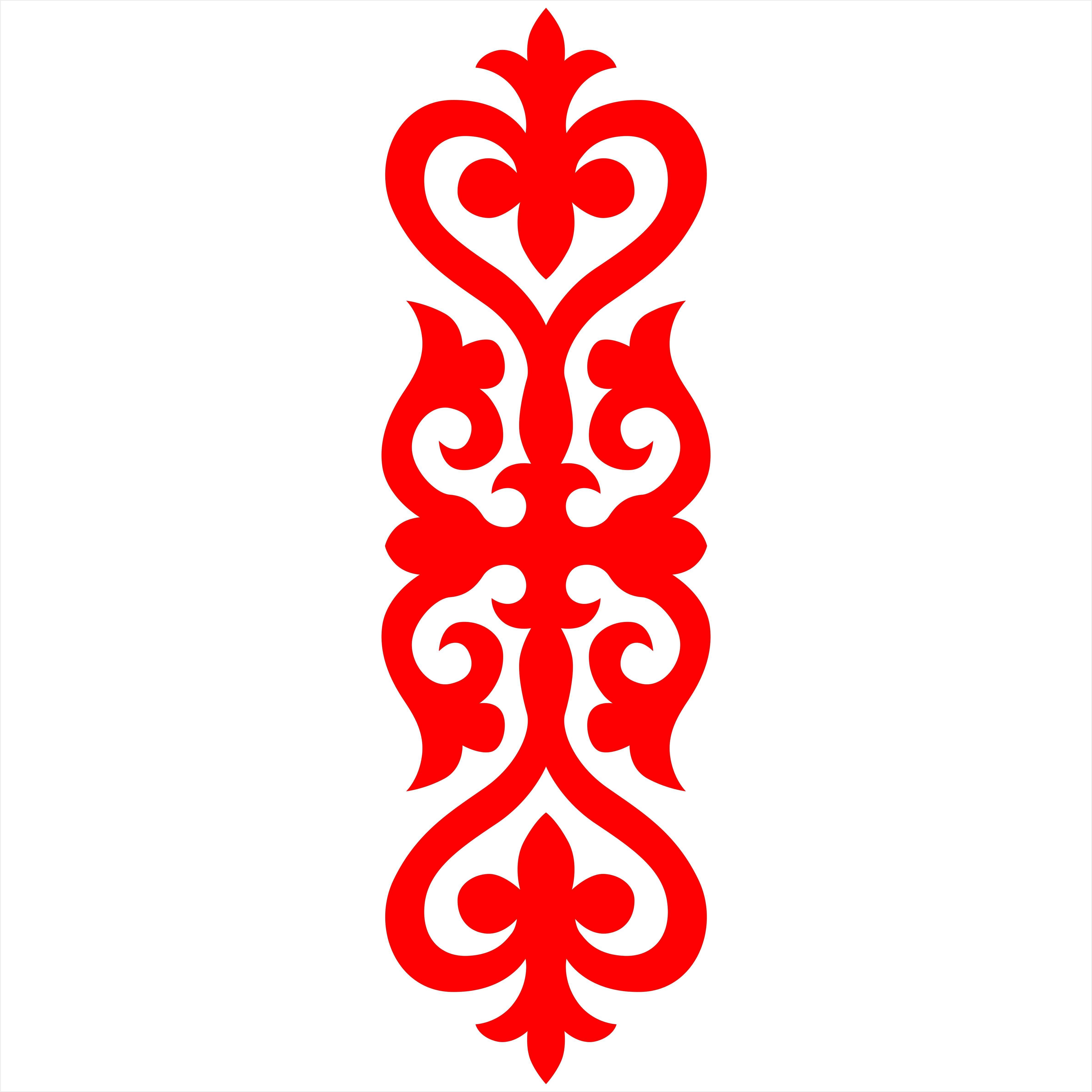Национальные орнаменты Киргизии