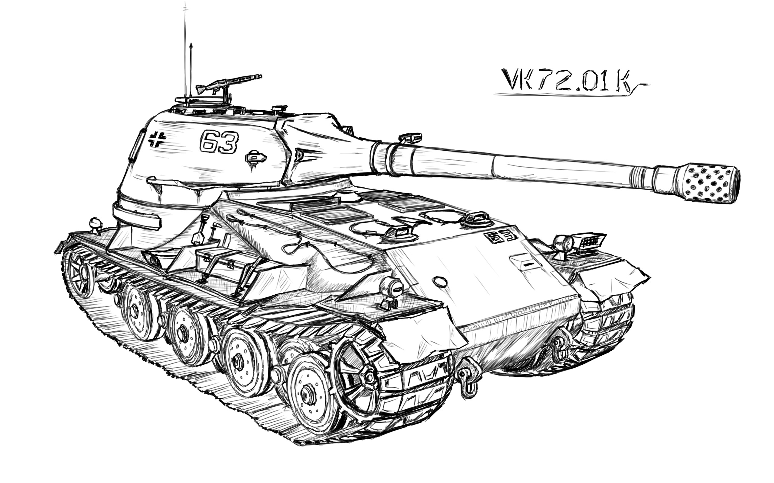 Раскраски танка fv215b