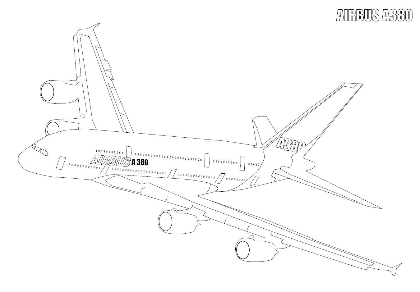 Как нарисовать а380