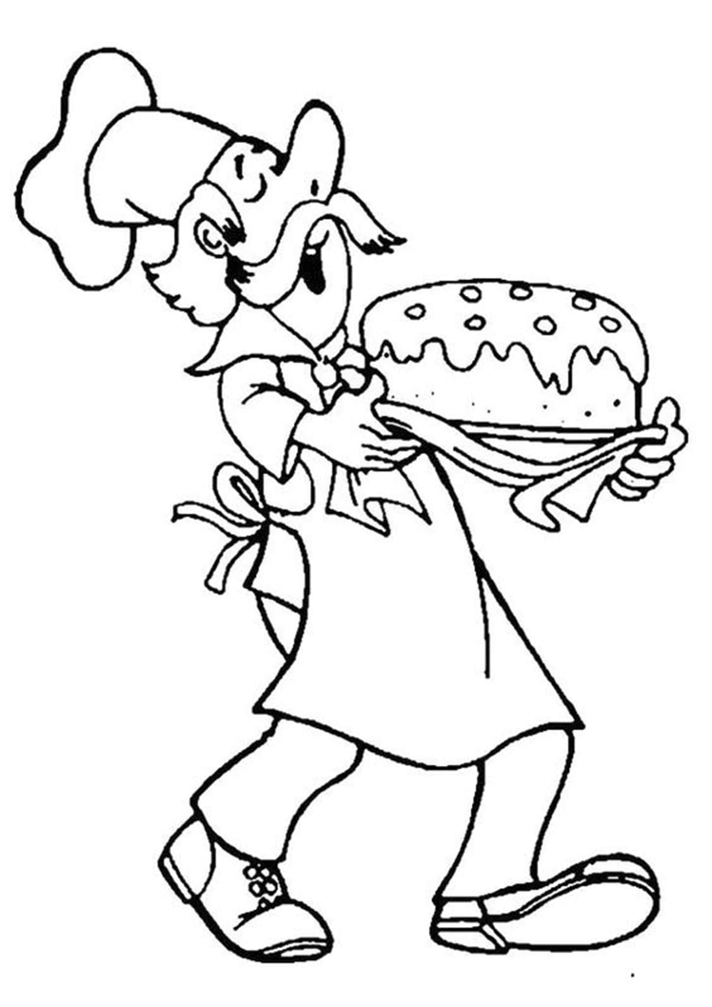 Рисунок на тему пекарь