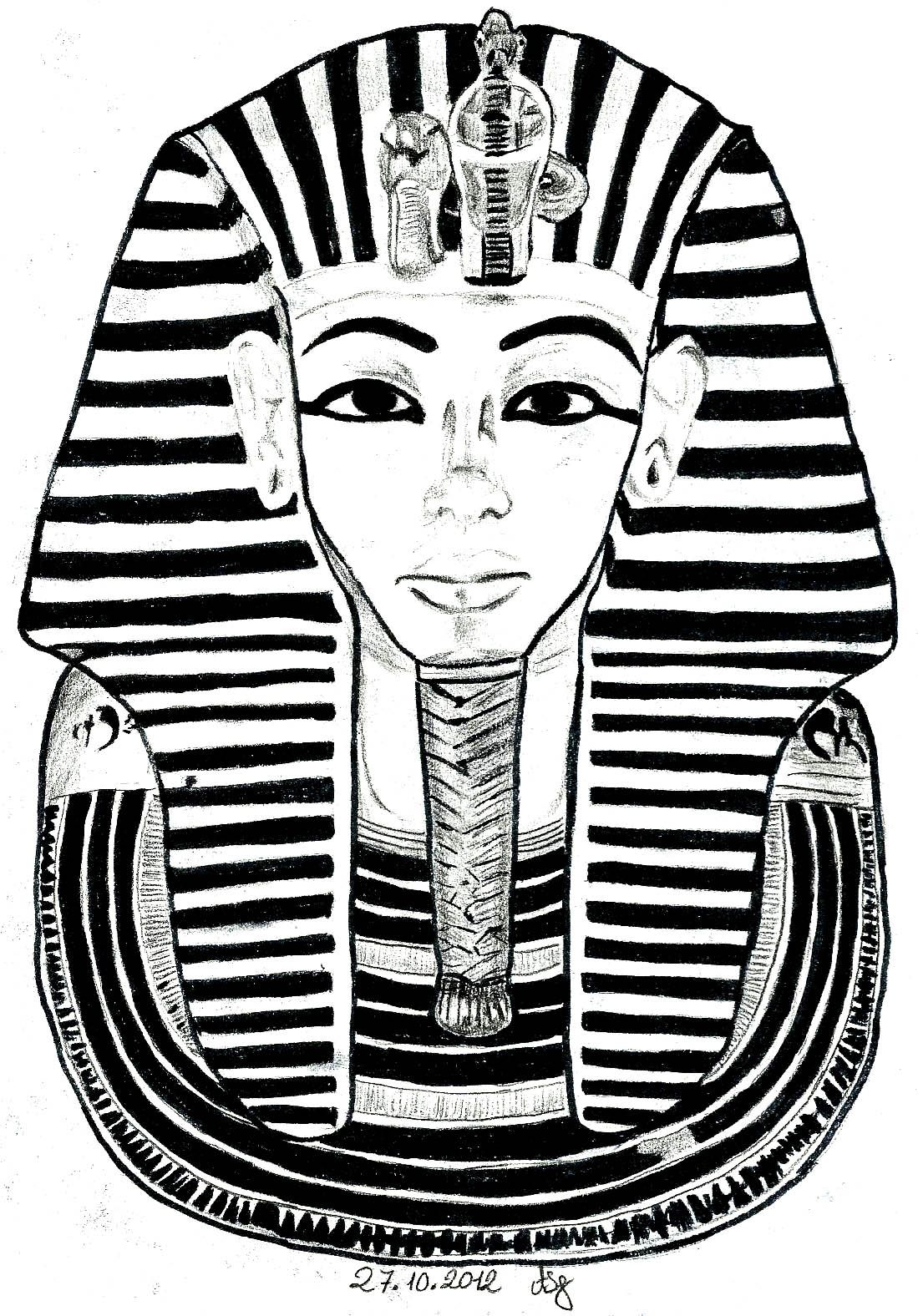 Тутанхамон портрет фараон