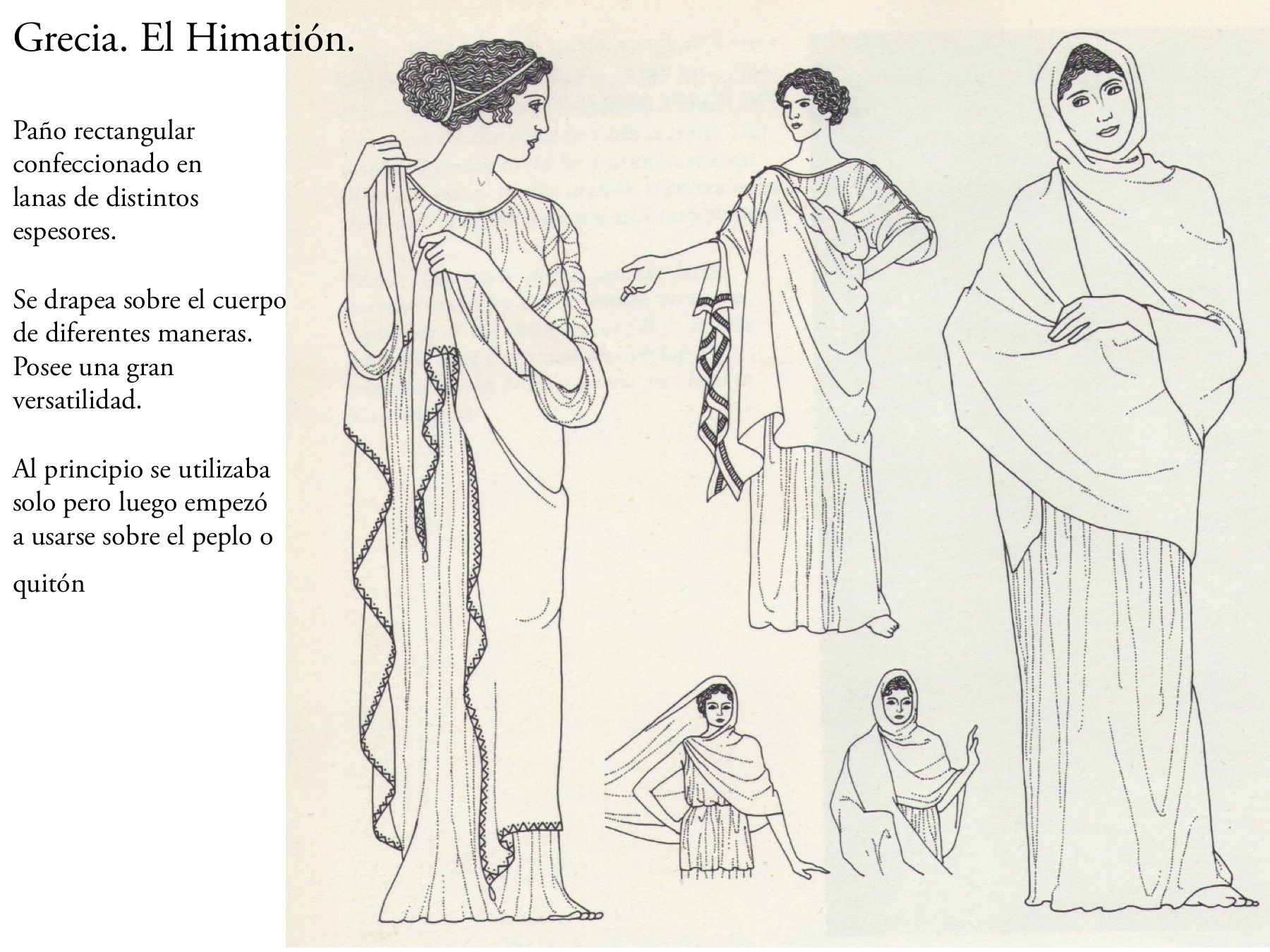 женские костюмы древней греции
