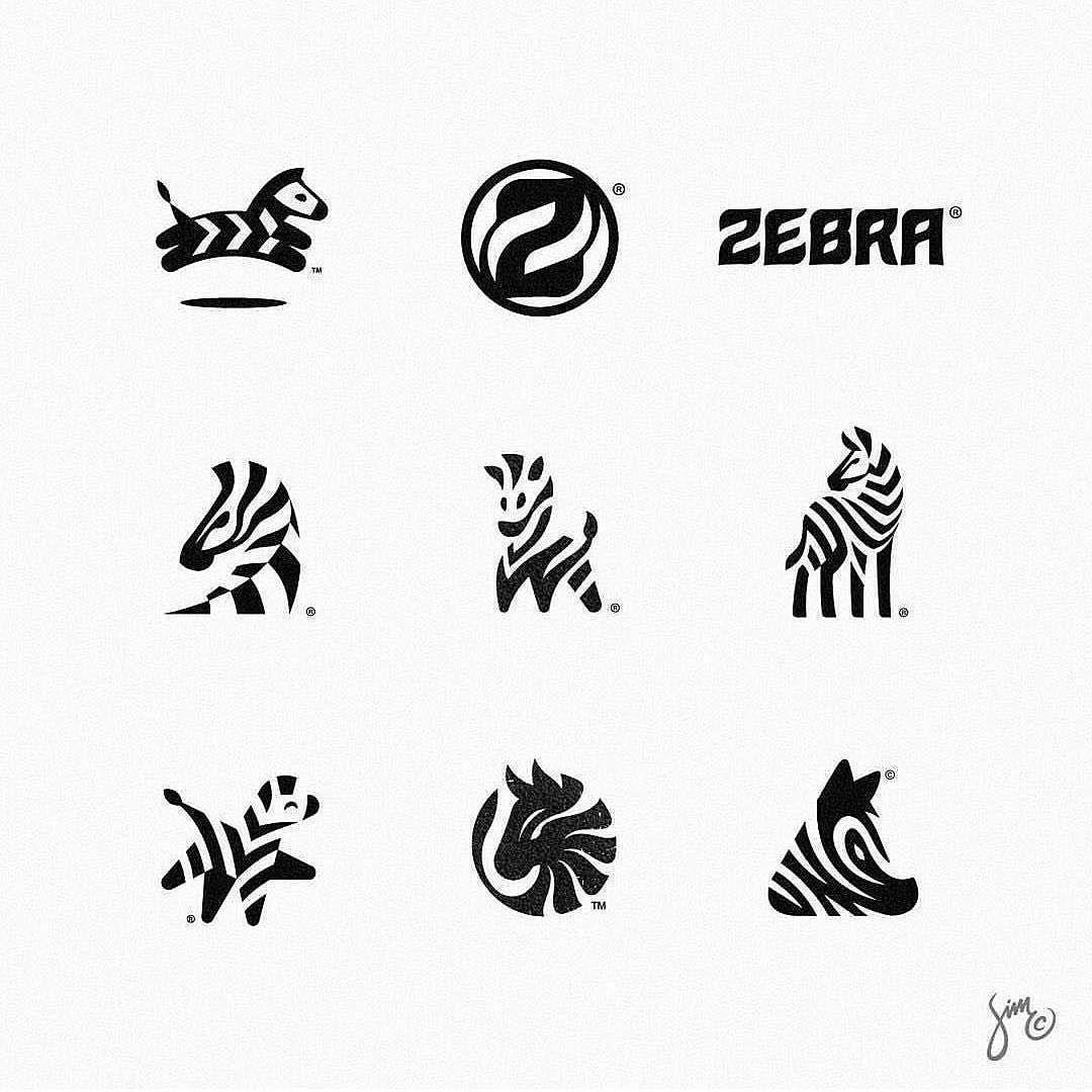 Стилизация животных логотип