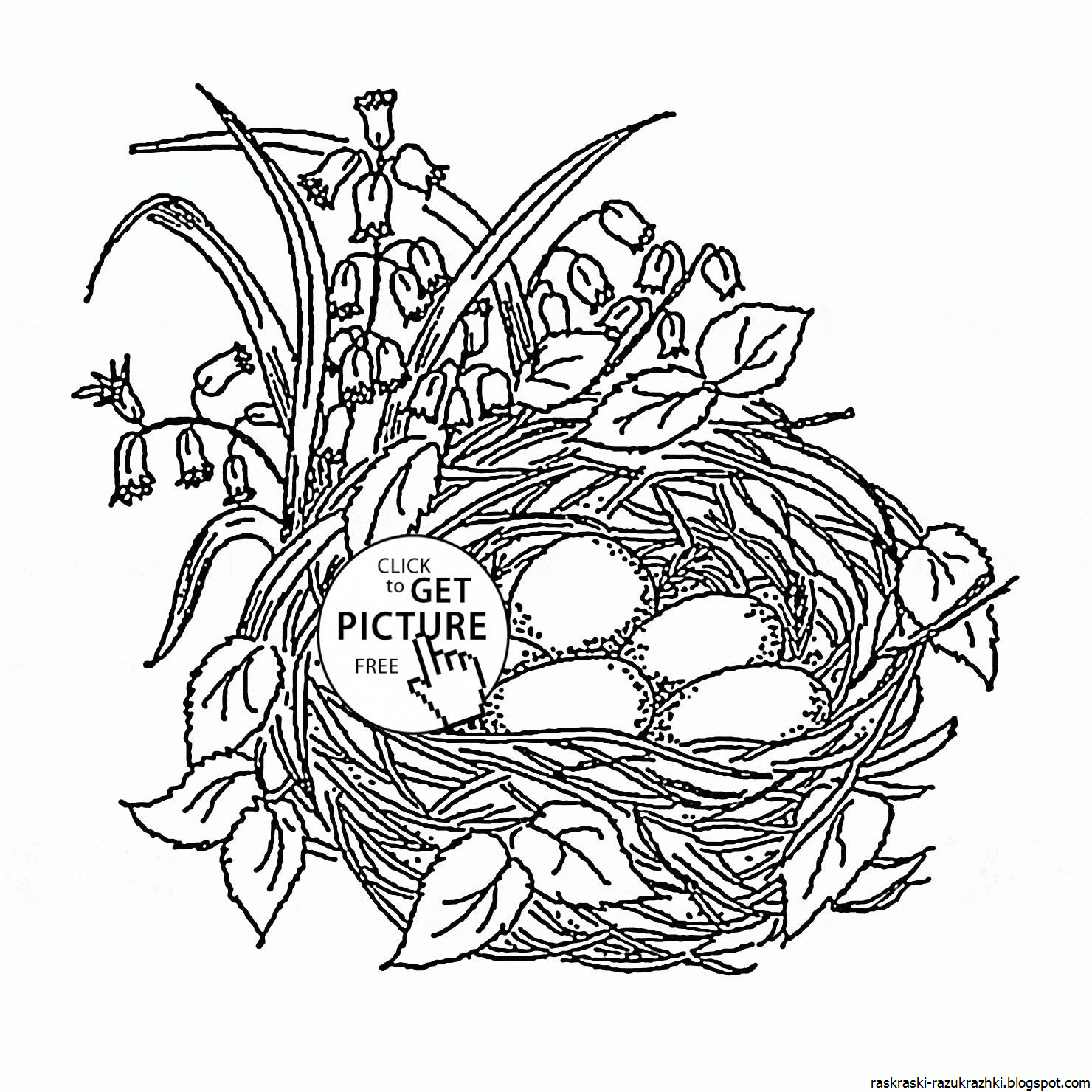 Раскраска птица гнездо - Сайт для мам малышей | Раскраски, Раскраска мандала, Принцесса раскраски