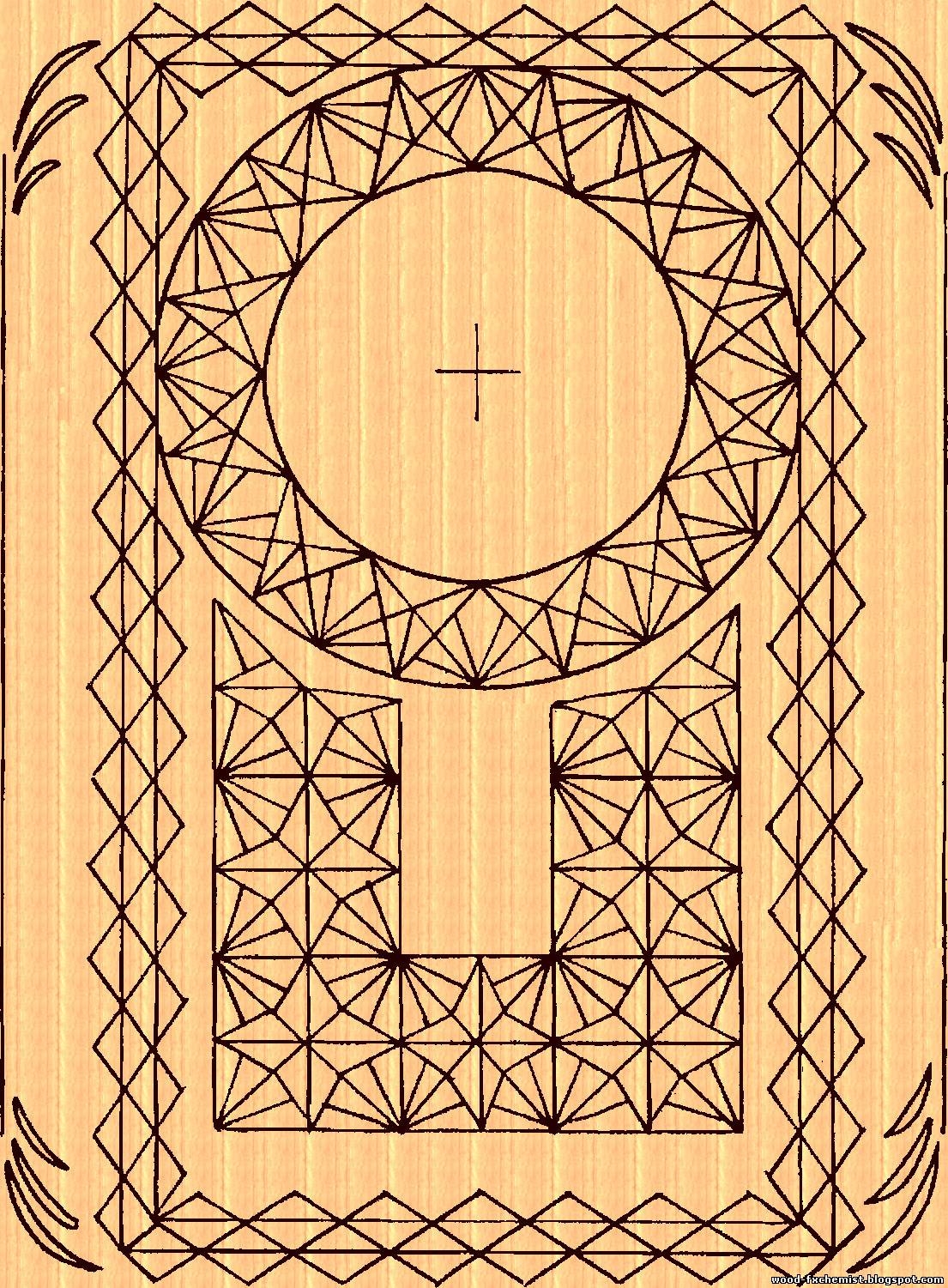 Эскизы для геометрической резьбы по дереву для начинающих