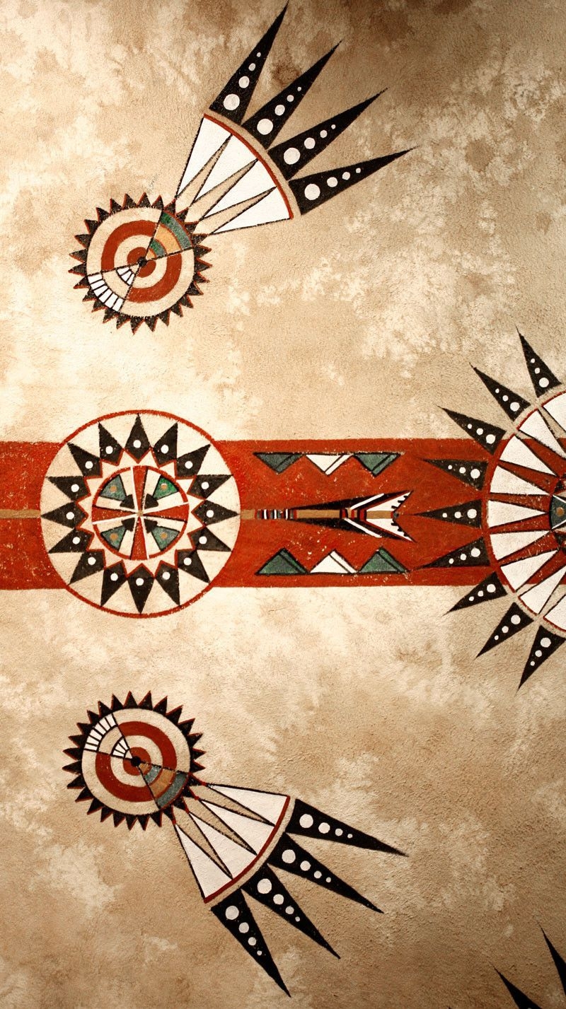 Этнические узоры индейцев для декора