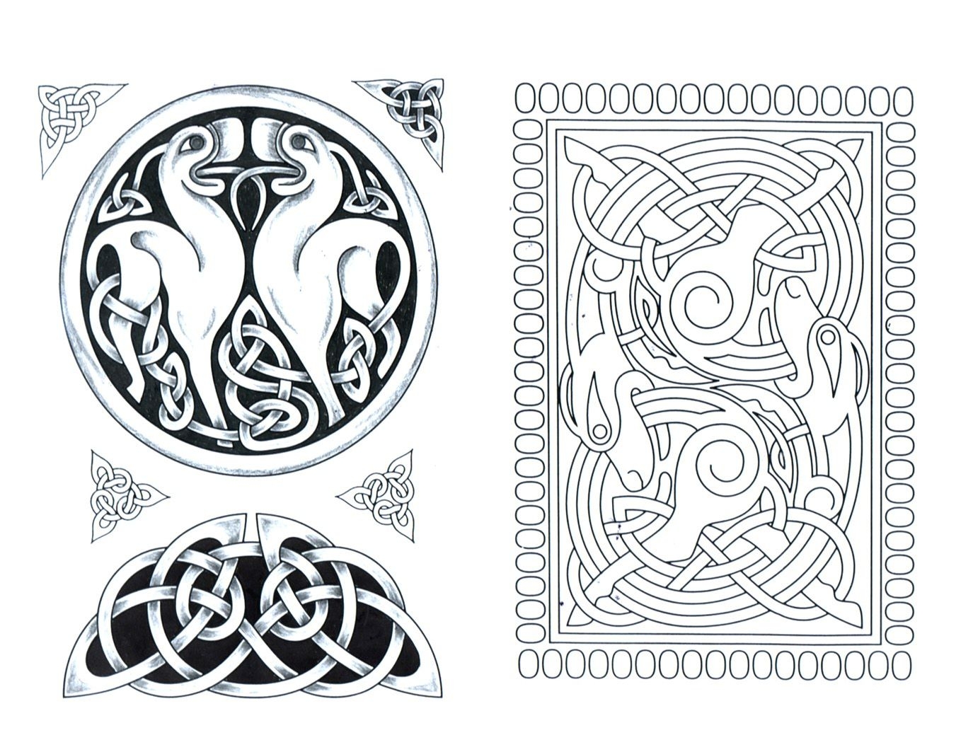 Кельтский орнамент раскладка