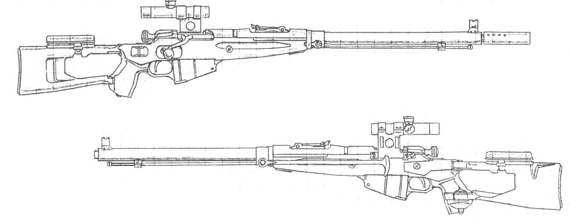 чертеж awp снайперской винтовки для дерева фото 116