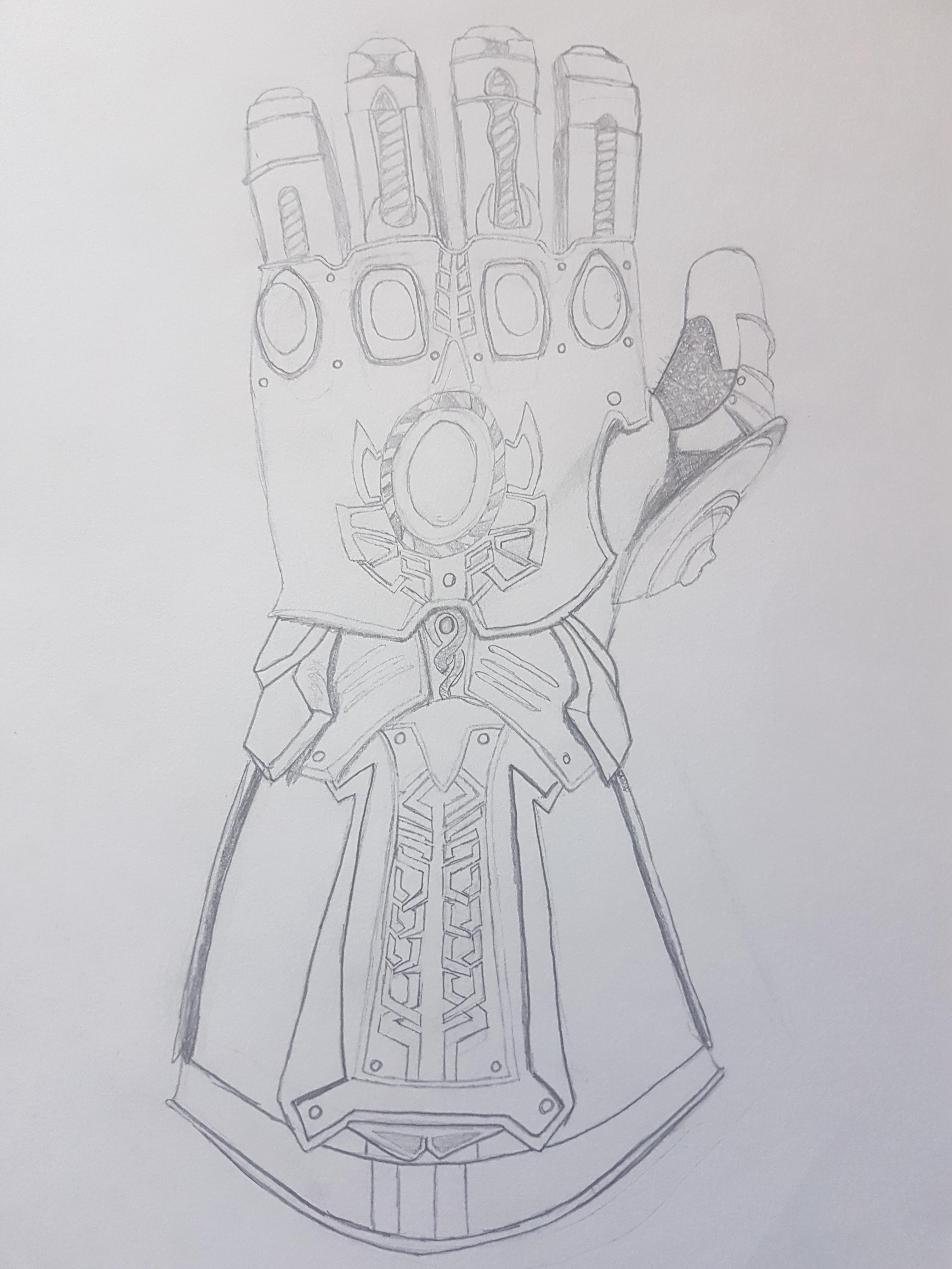 Infinity Gauntlet Sketch