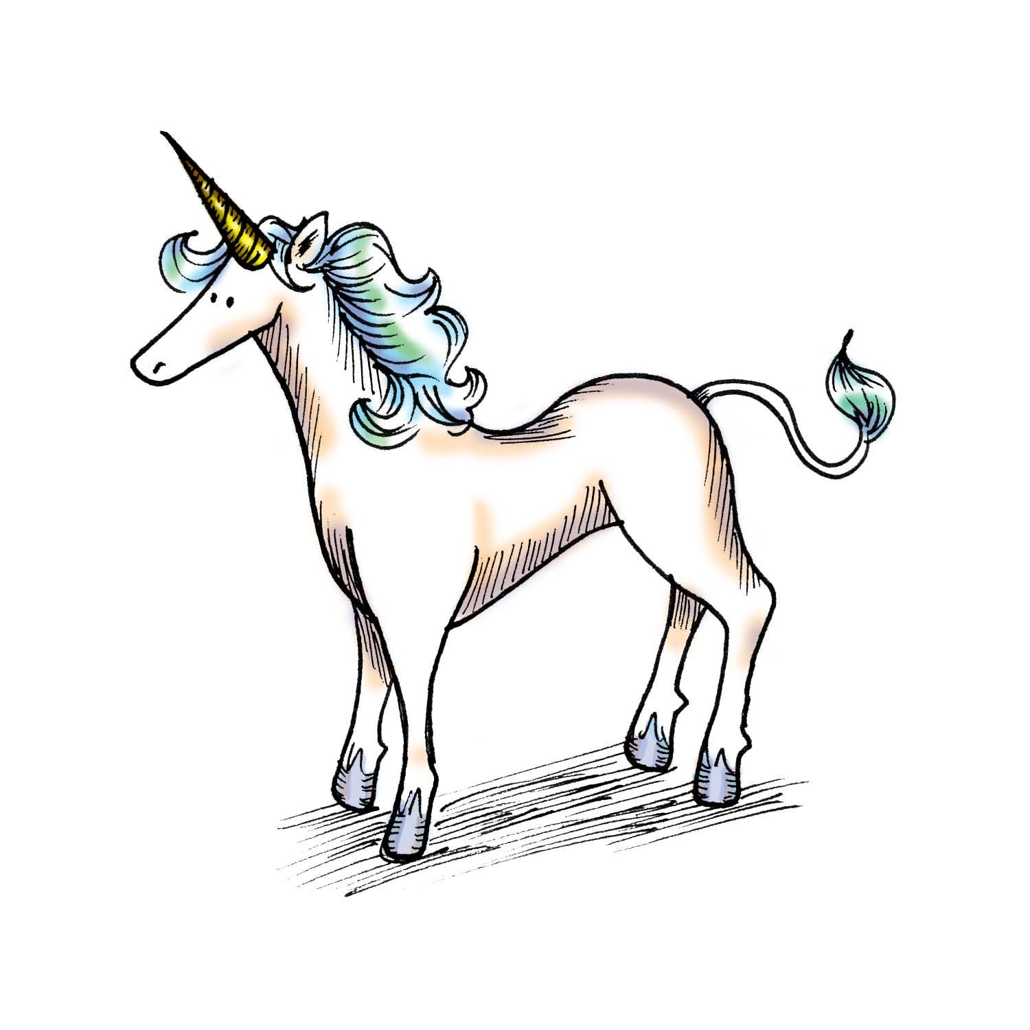 Картинки unicorn для срисовки