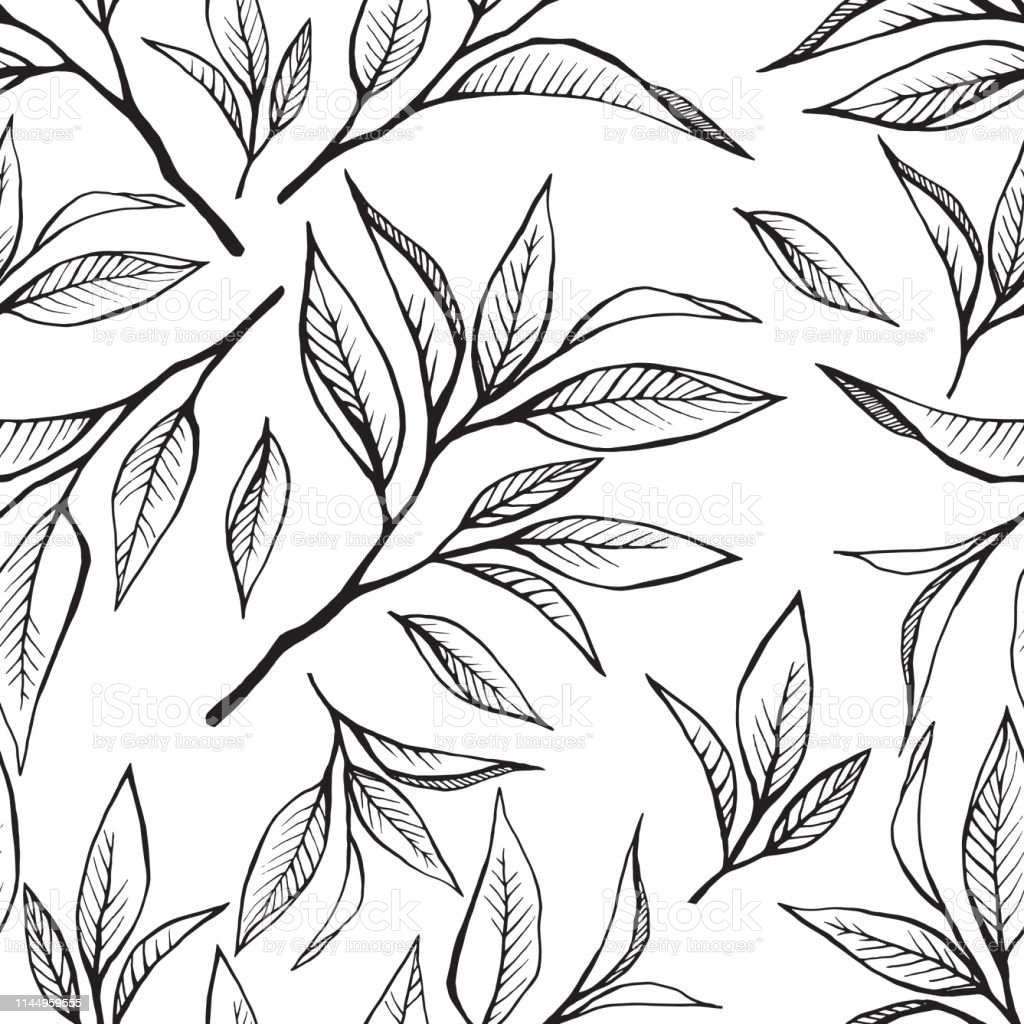 Чайные листья орнамент