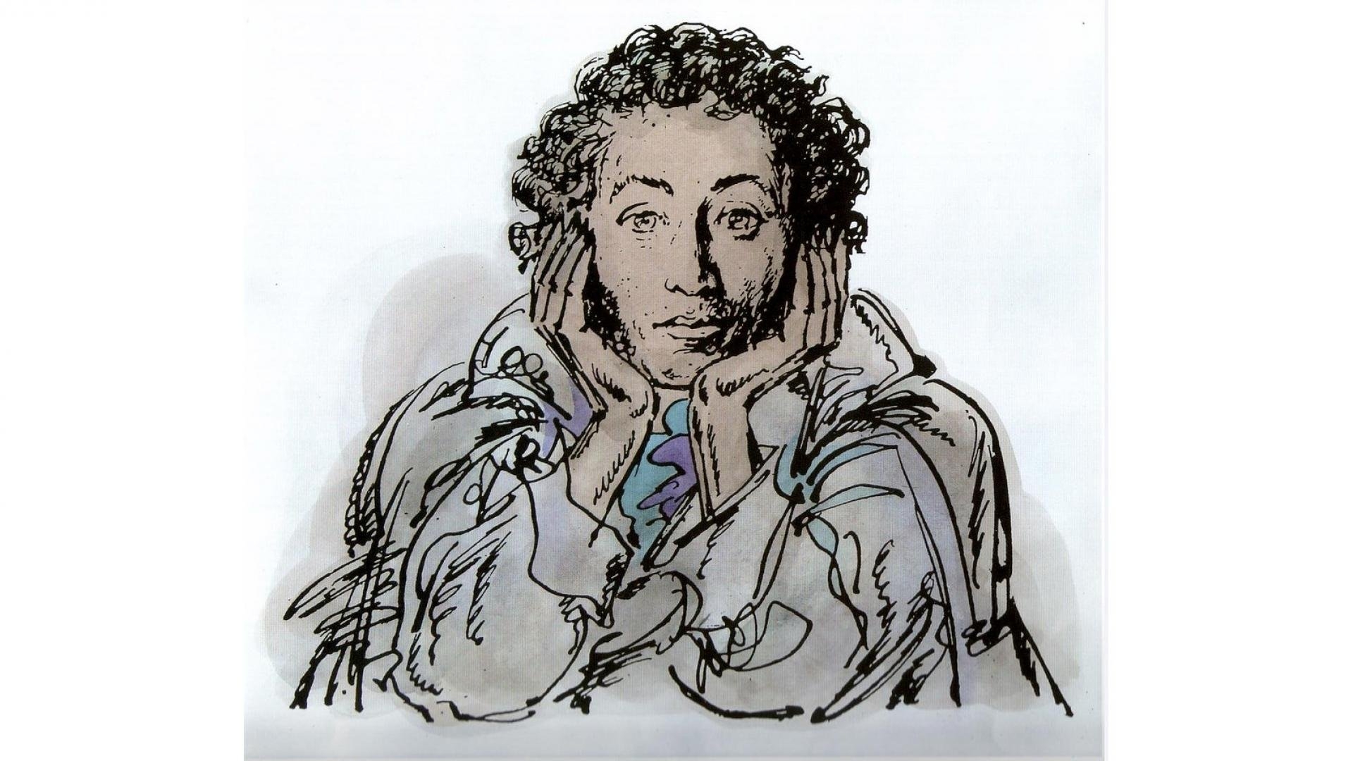 Пушкин гравюра Райта