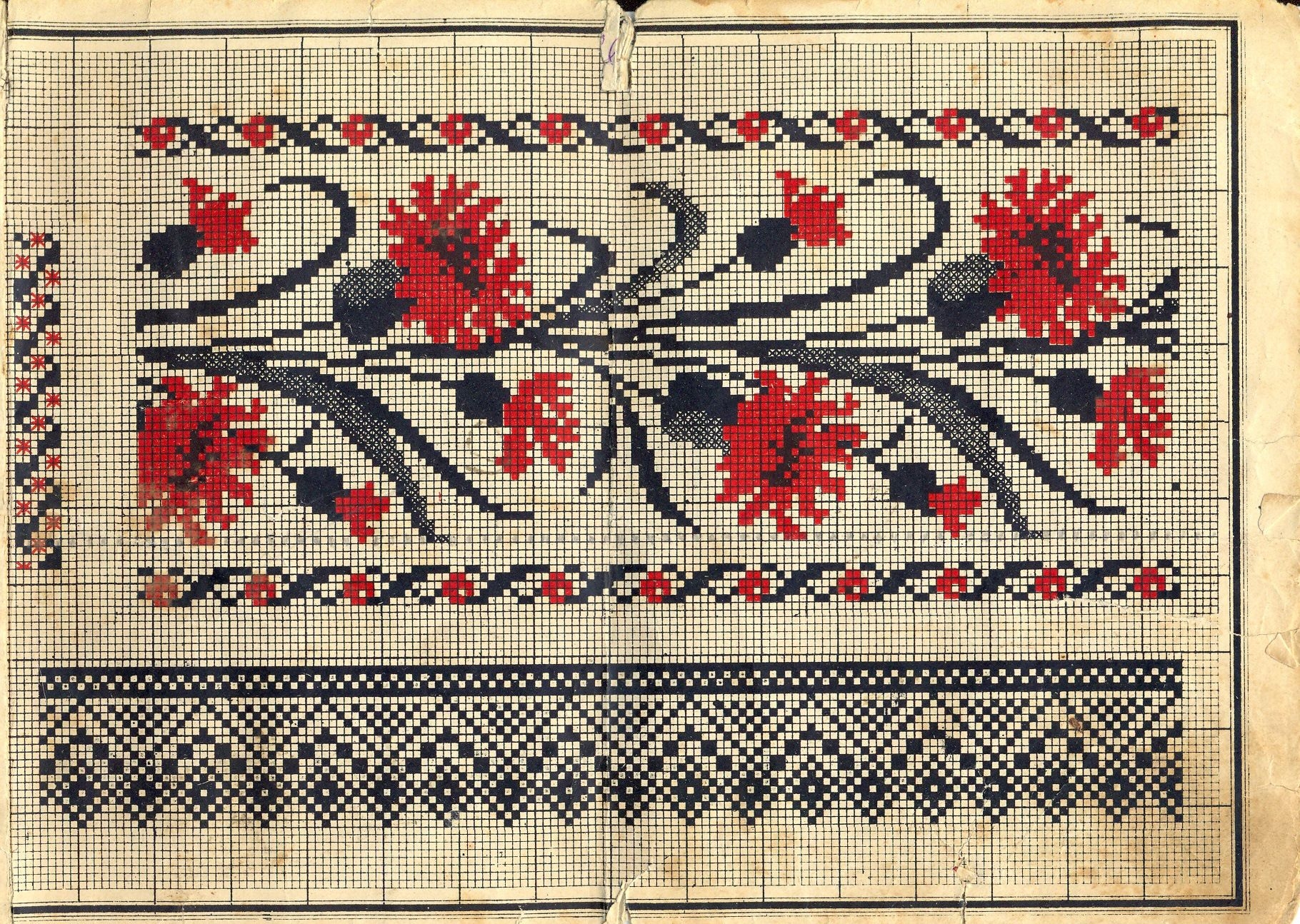 Старинная украинская вышивка