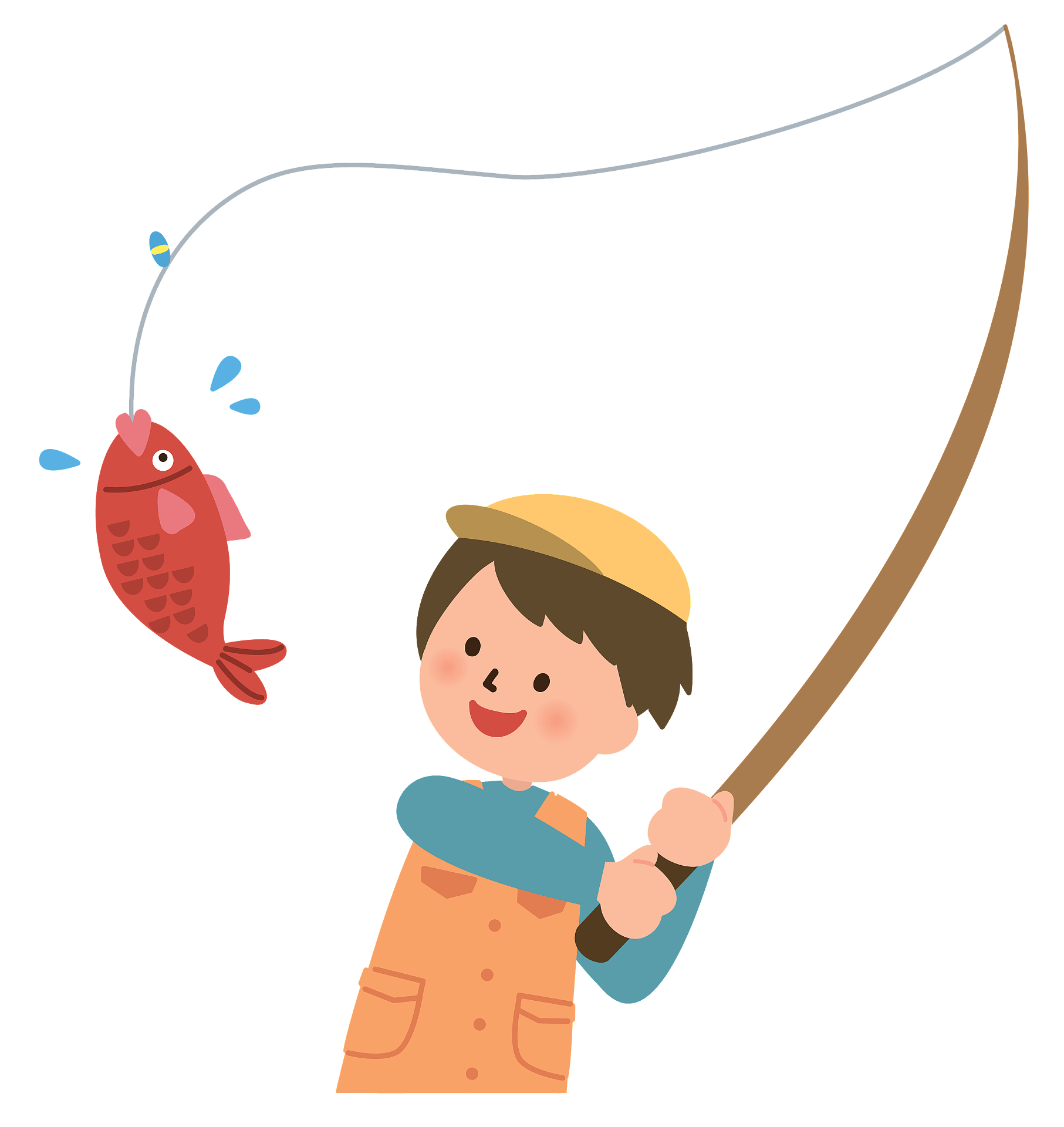Про рыбалку для детей. Ребенок на рыбалке на белом фоне. Мальчик с удочкой. Рыбалка без фона. Рыбак для детей на прозрачном фоне.