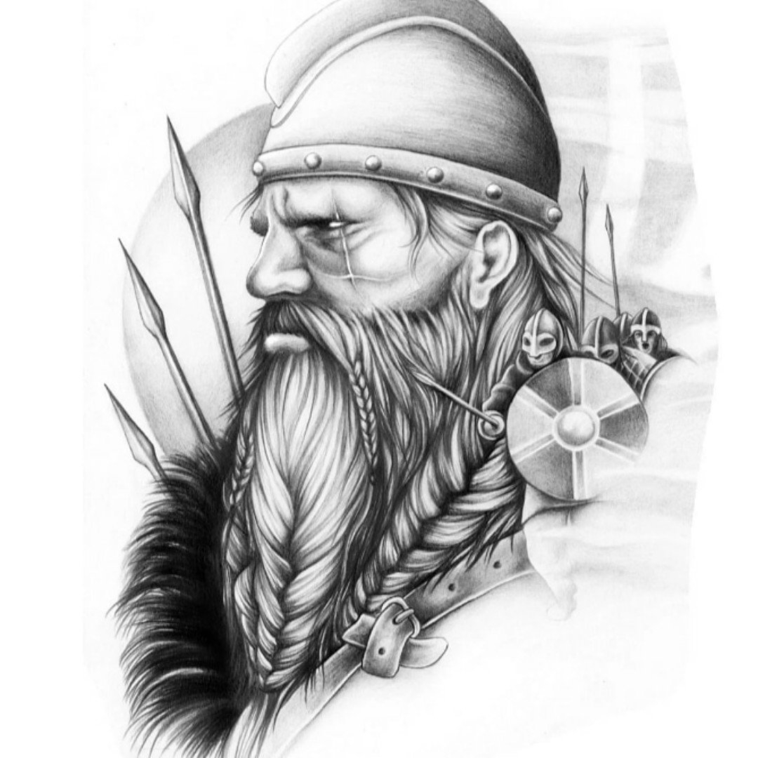 Эскизы тату на славянскую тематику для мужчин