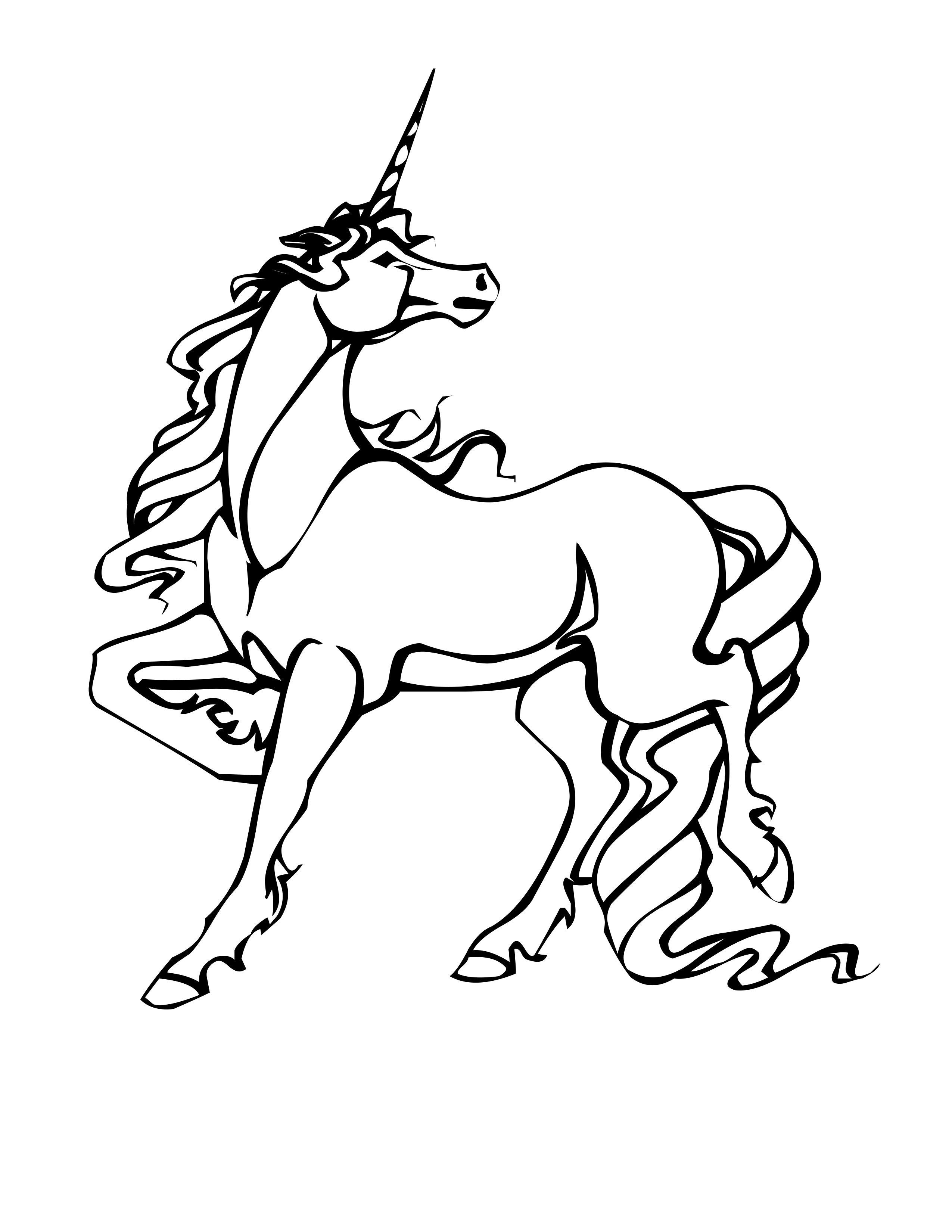 Сказочная лошадка рисунок