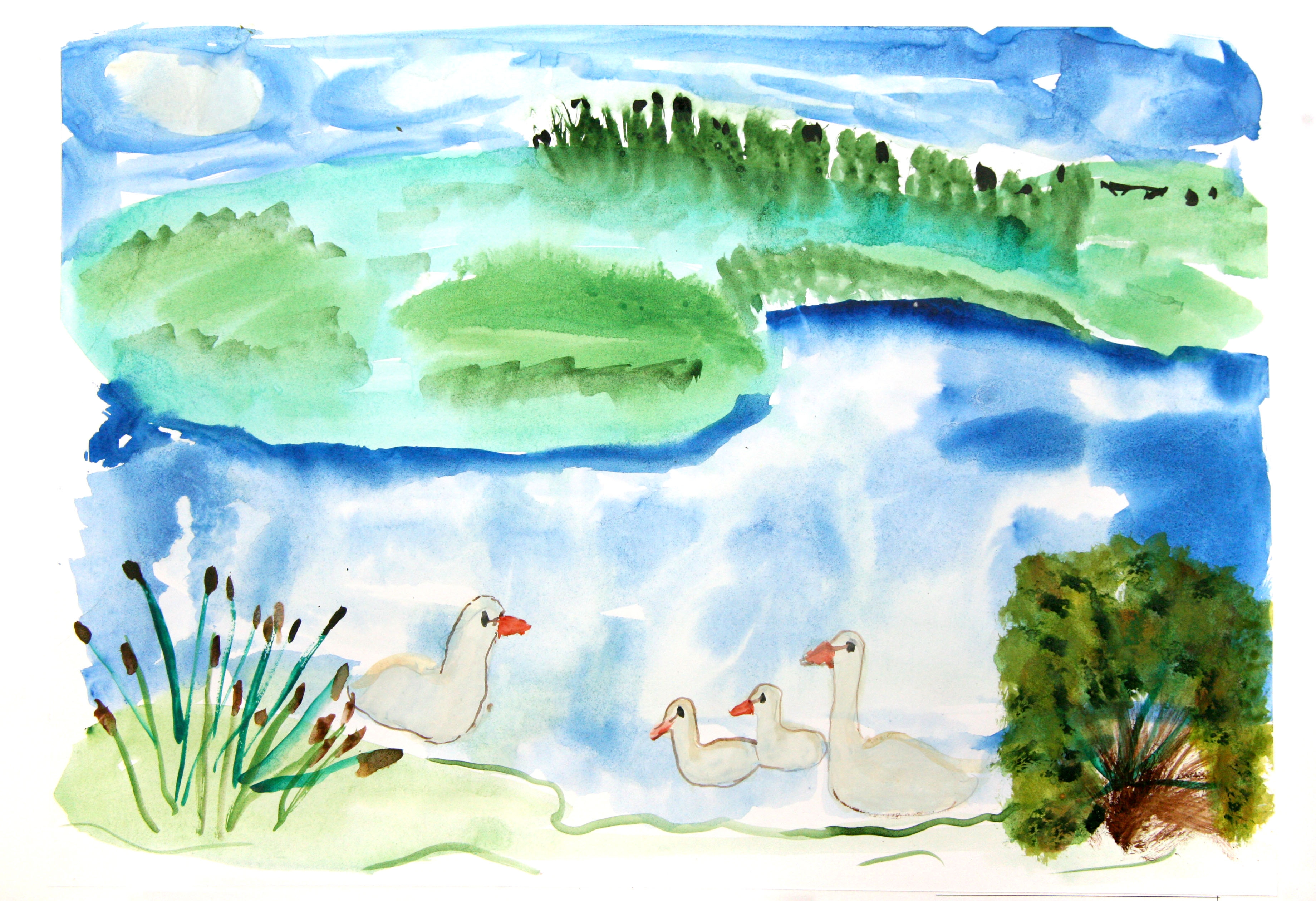 Вода родной край. Рисунок на тему природа. Детские рисунки природы. Озеро рисунок. Рисунок чудесный мир природы.