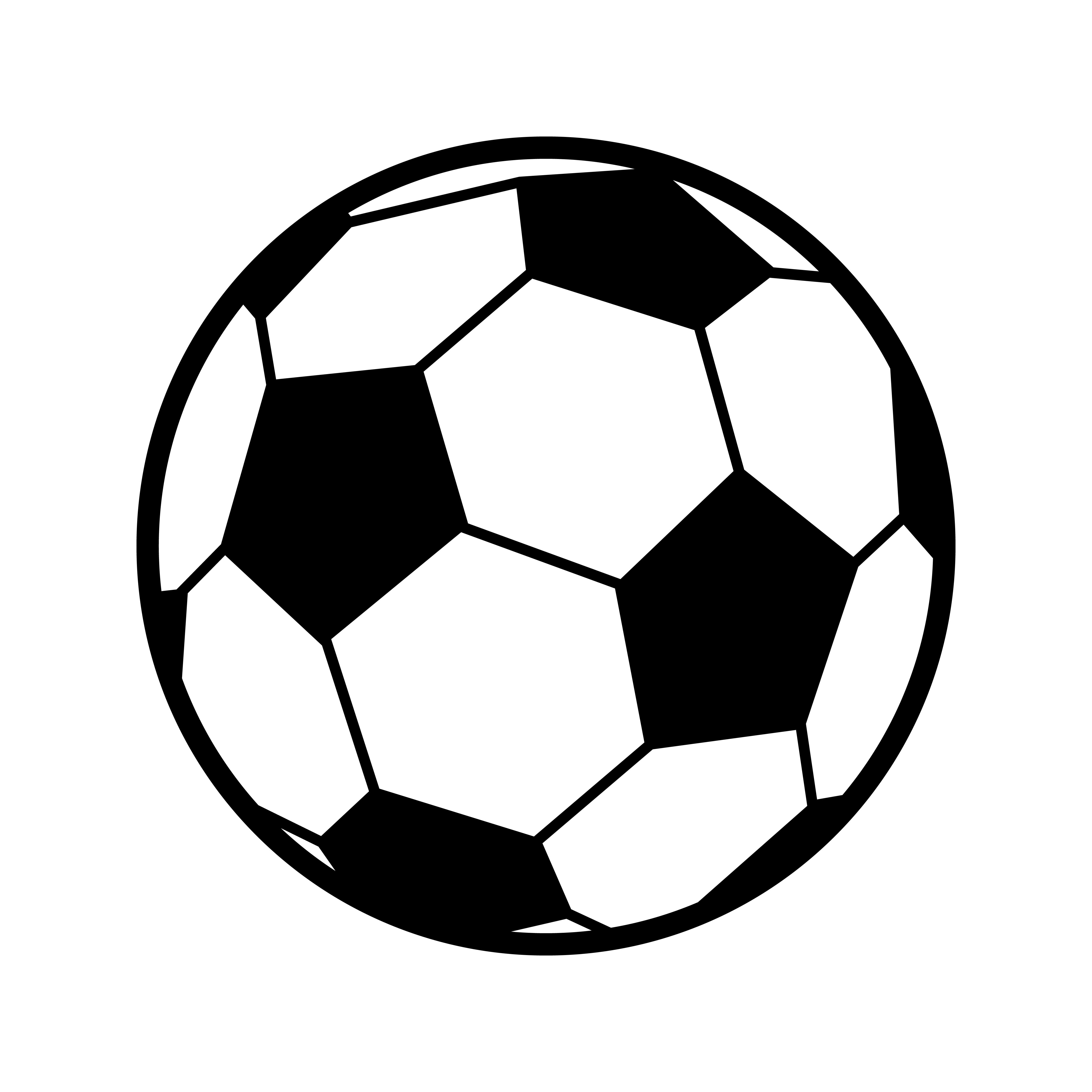 Футбольный мяч вектор на прозрачном фоне