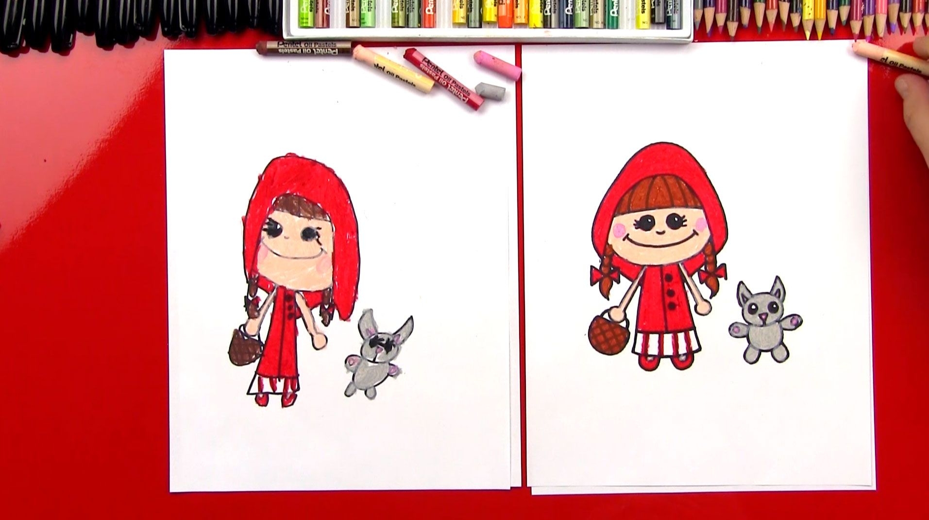Red drawings Kids