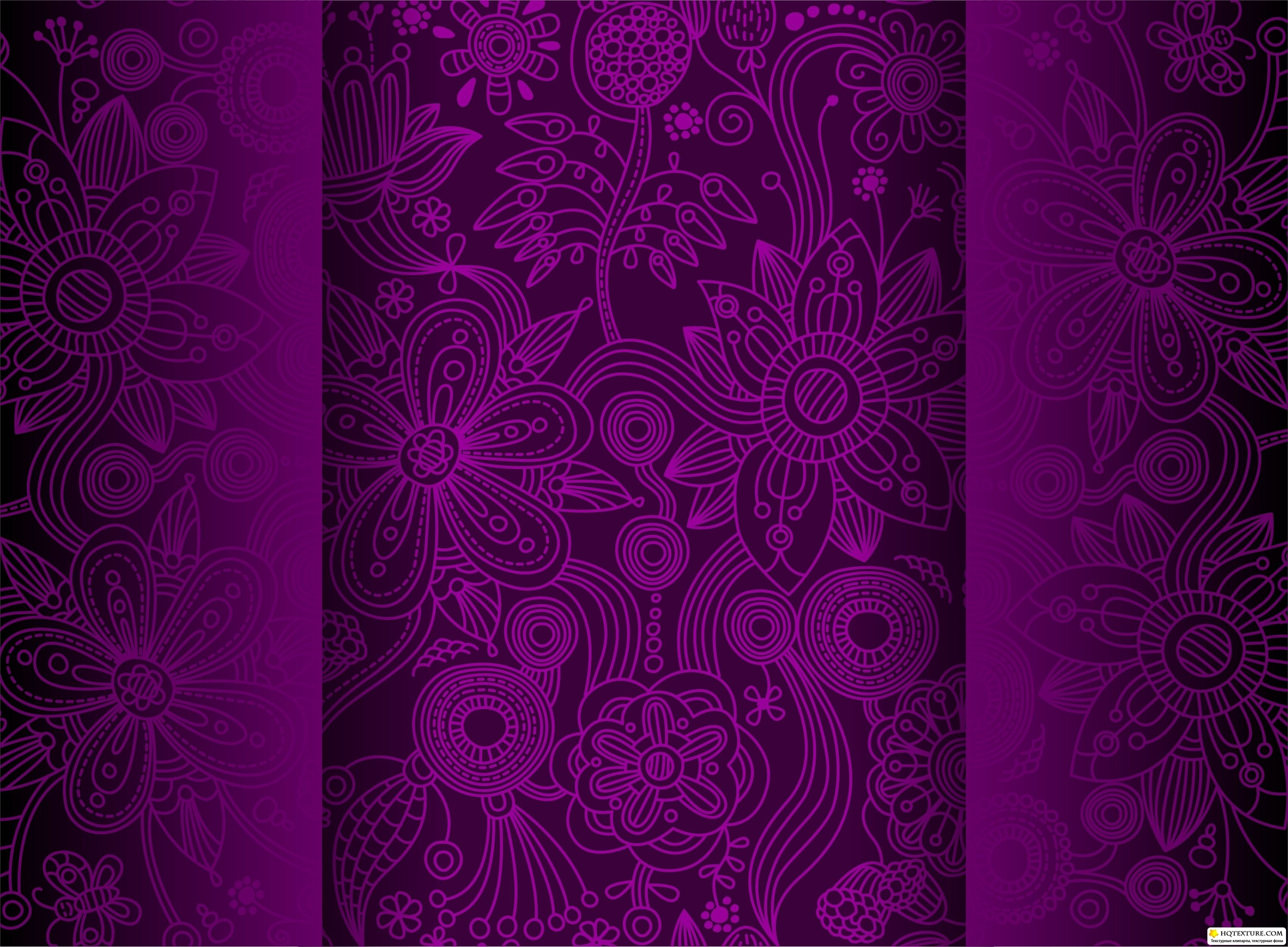 Фиолетовый фон с узорами - 58 фото