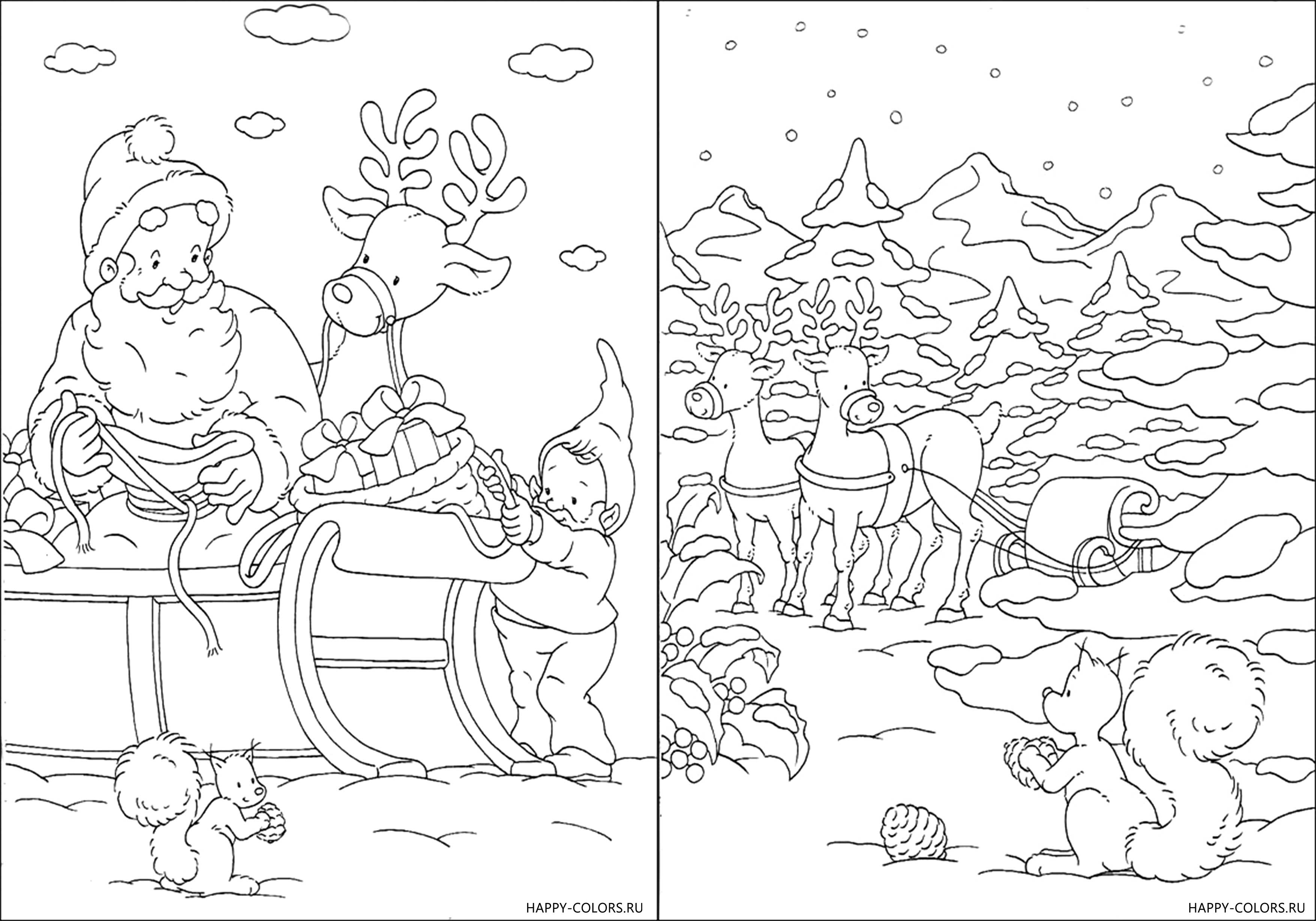 Дед Мазай и зайцы раскраска для детей