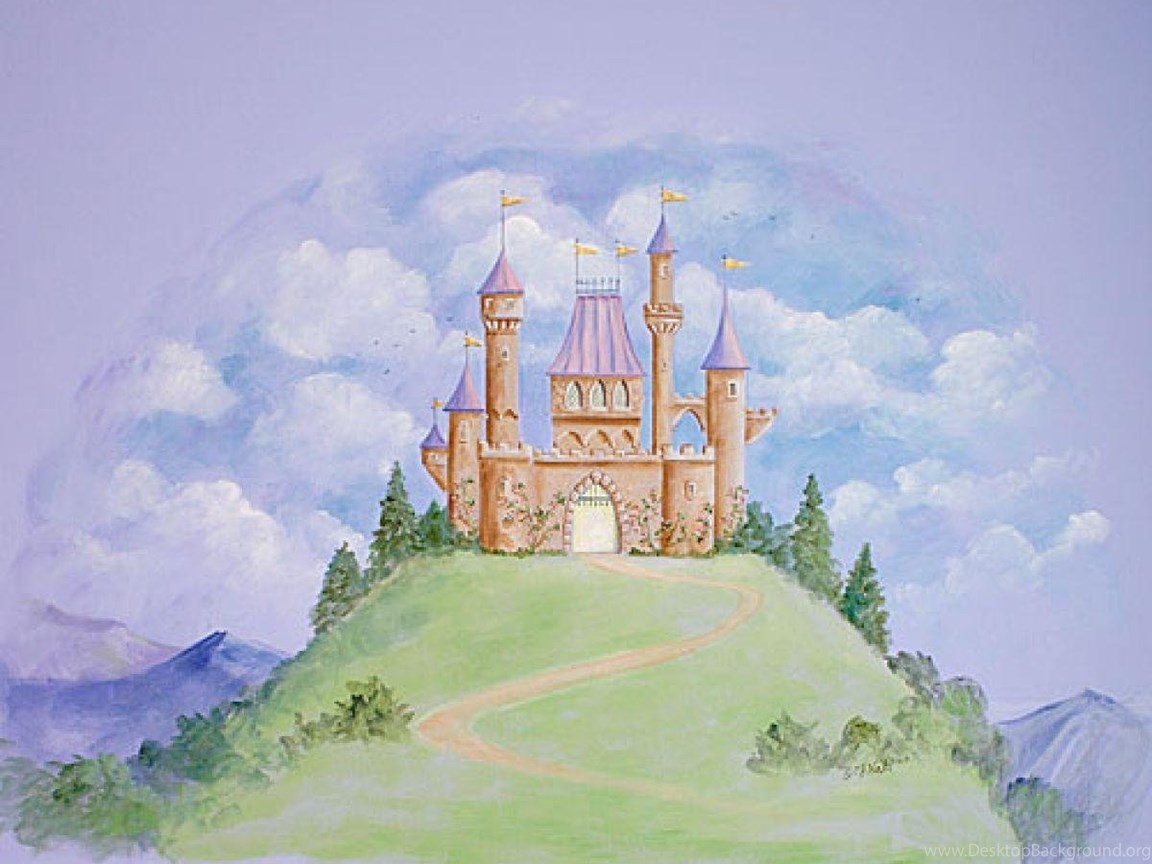 Рисование сказочный замок