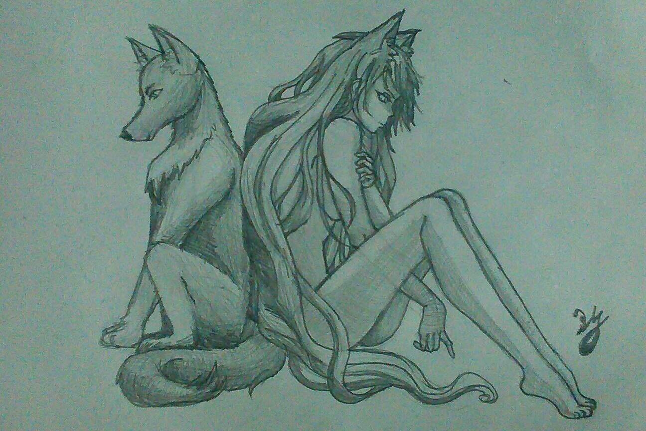 Нарисовать волчицу