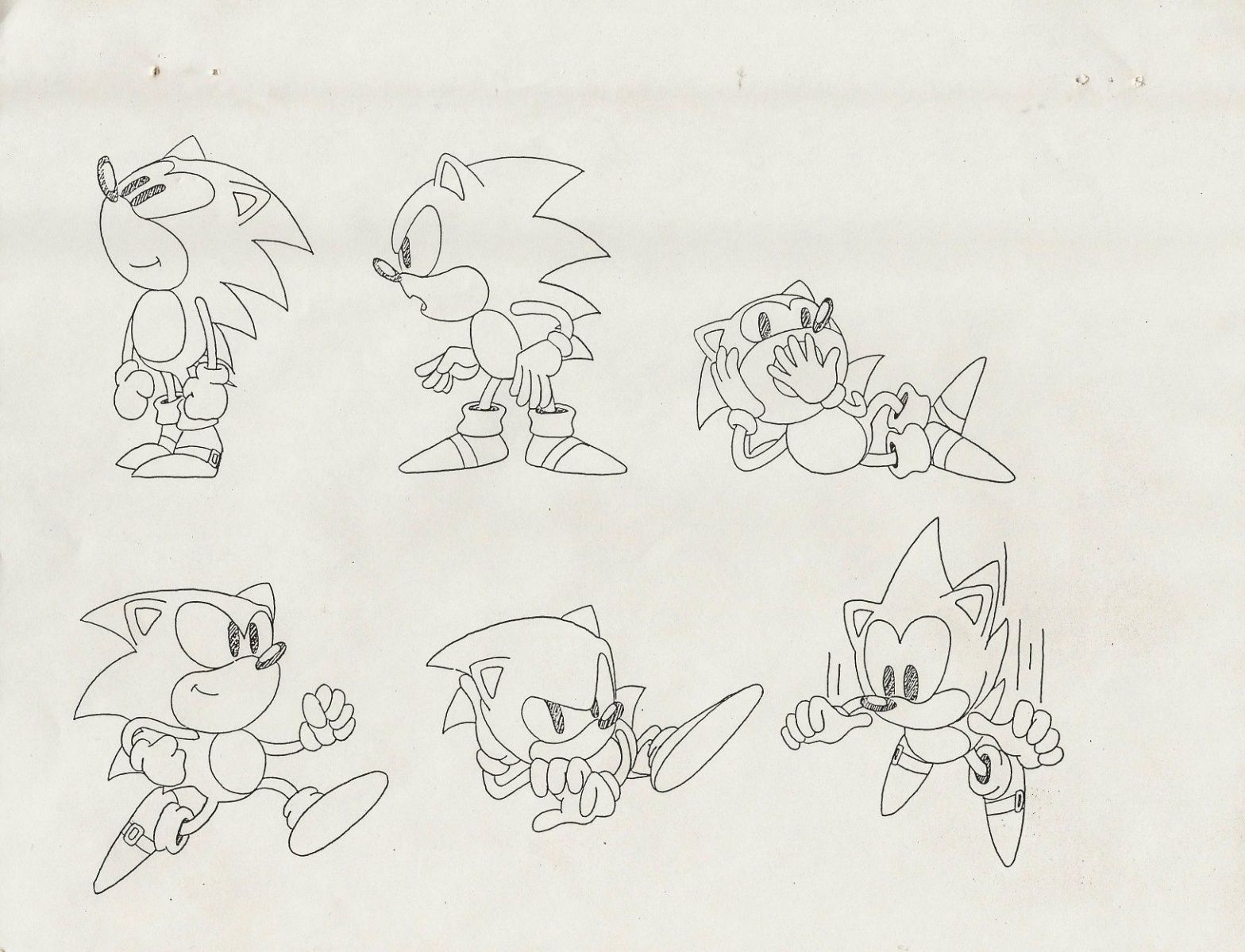 Sonic фото рисовать