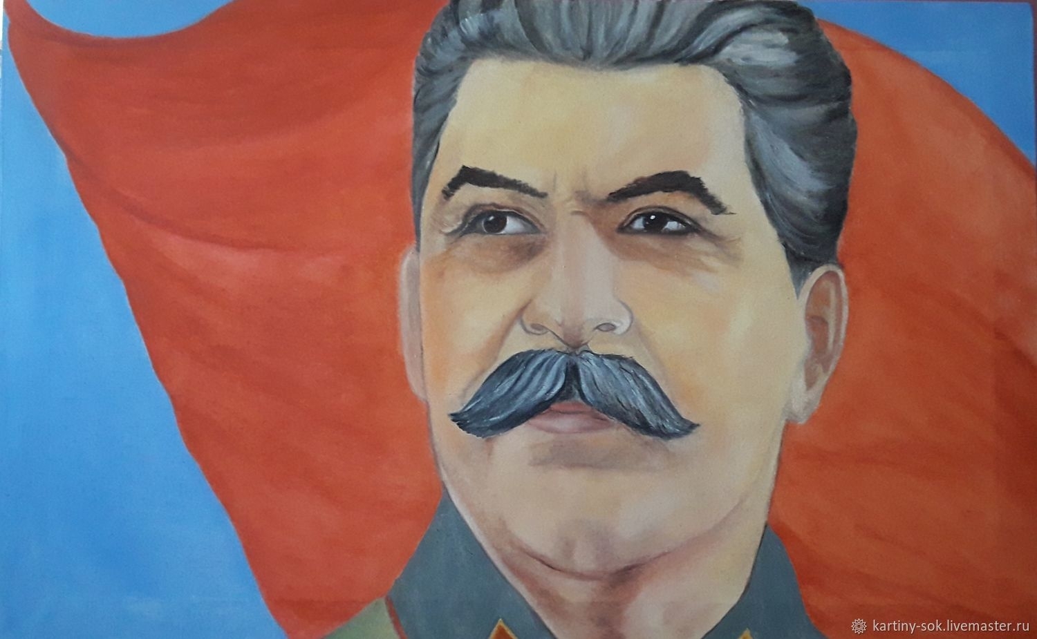 Монстр портрет Сталина Чухрай
