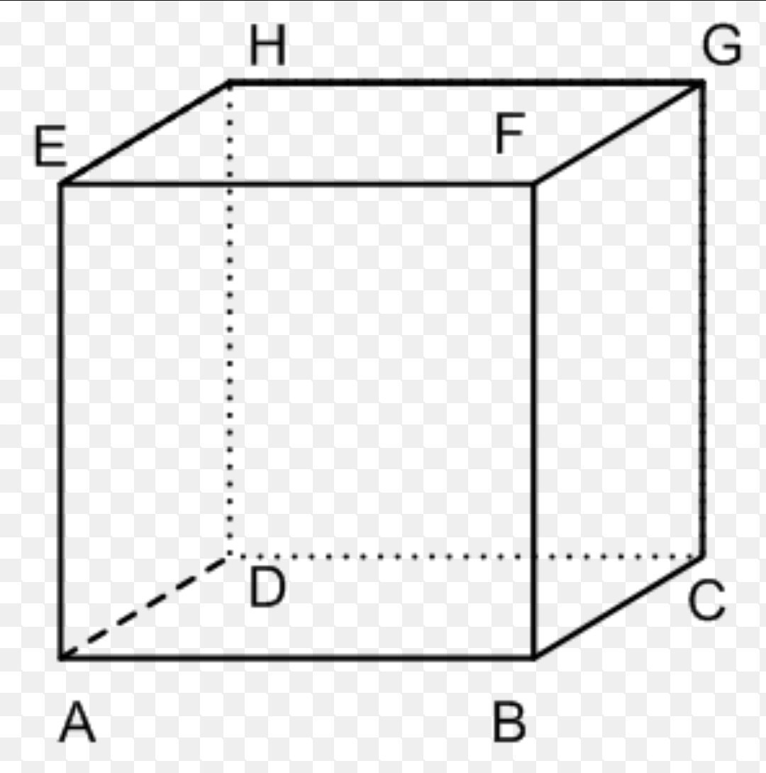 Чертёж Куба геометрия