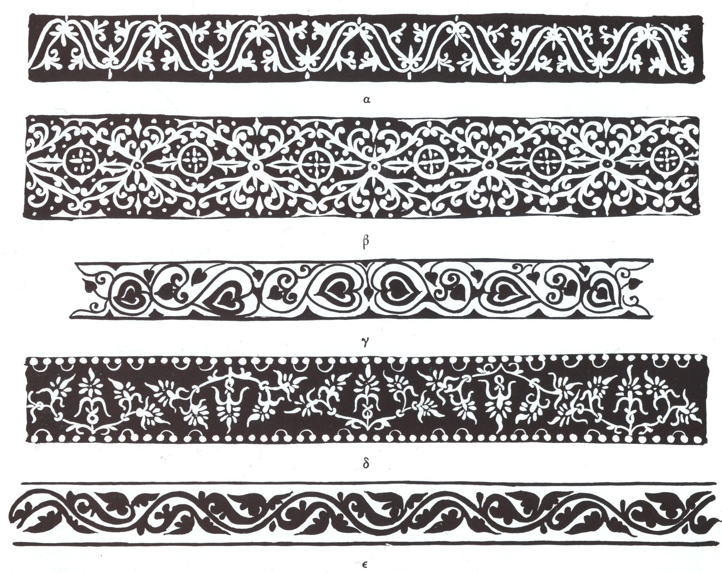 Древнерусский орнамент в полосе