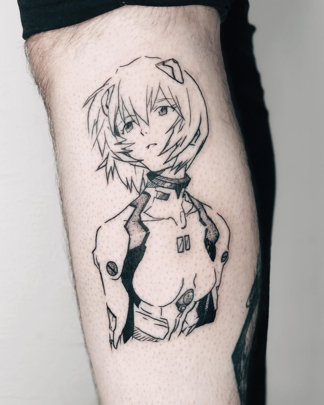 Cool anime tattoos simple