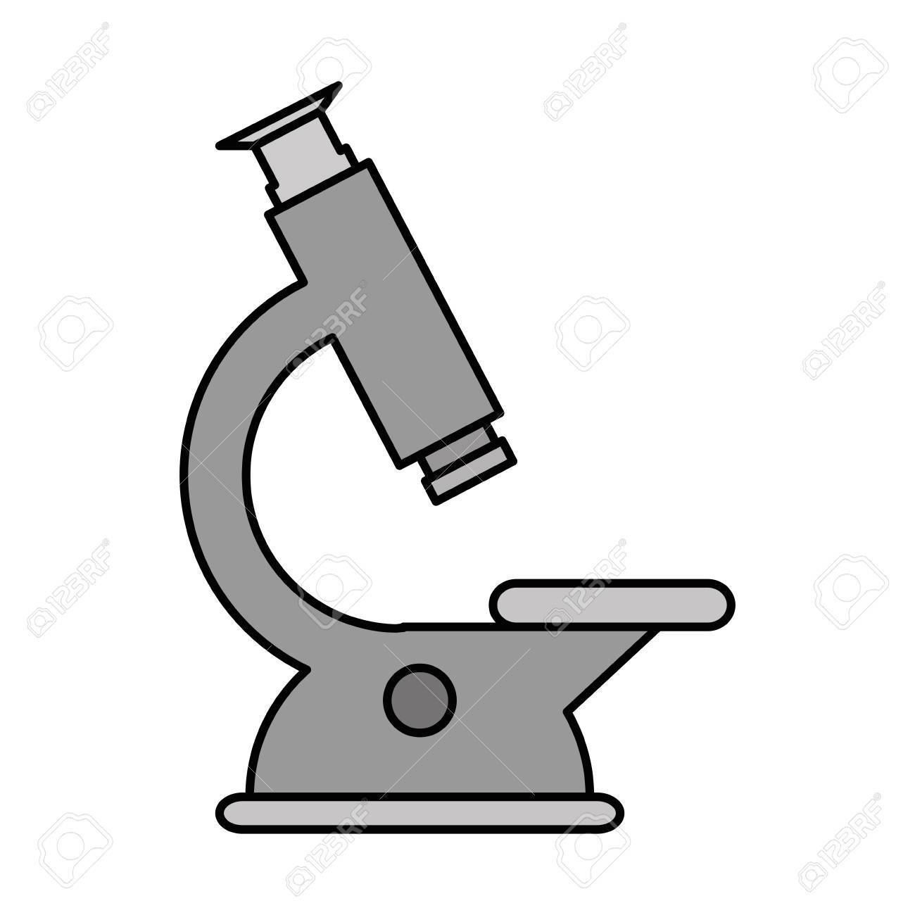 Микроскоп рисунок с буквами