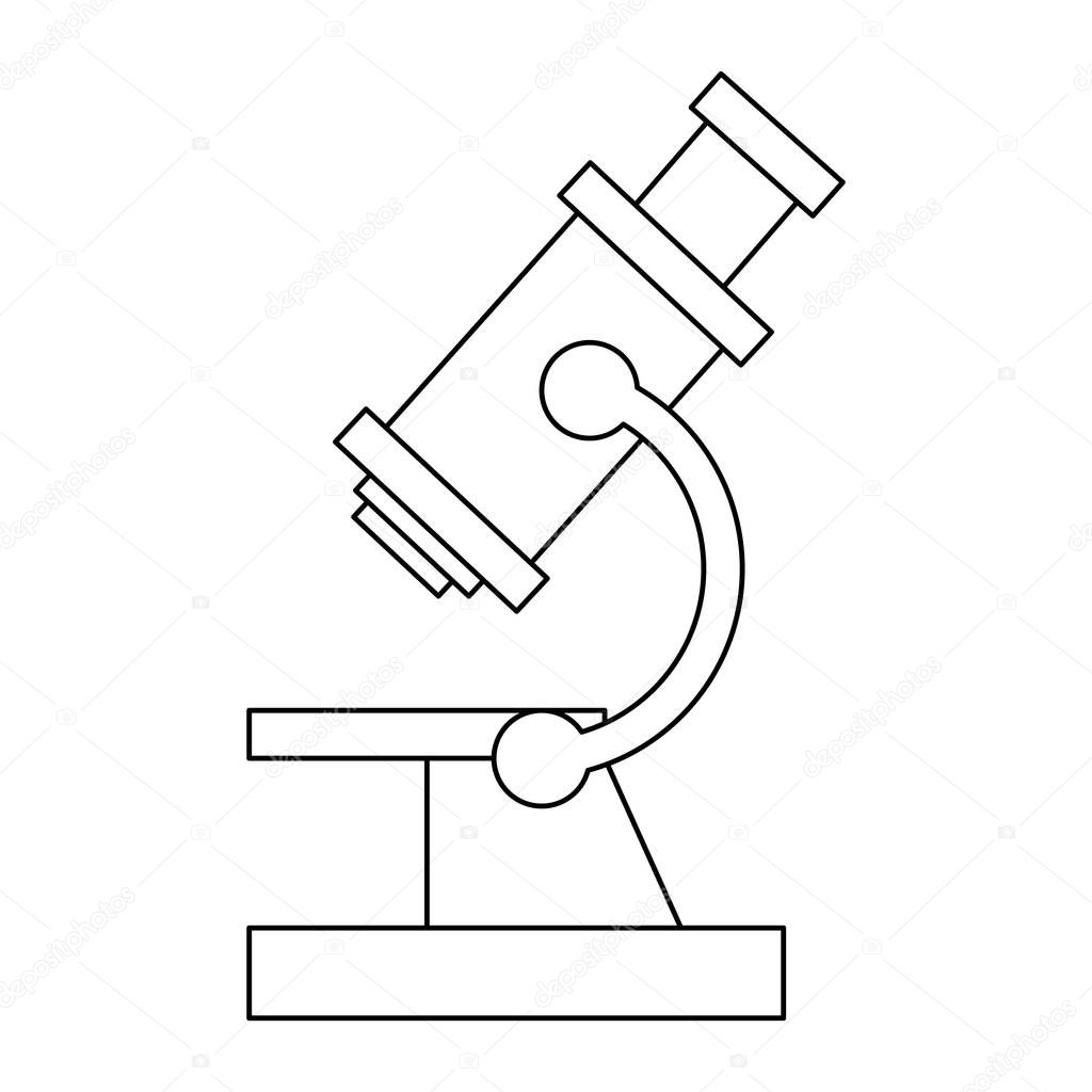 Микроскоп черно белый