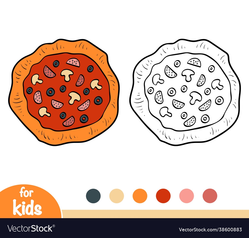 Раскраска Додо пицца детям