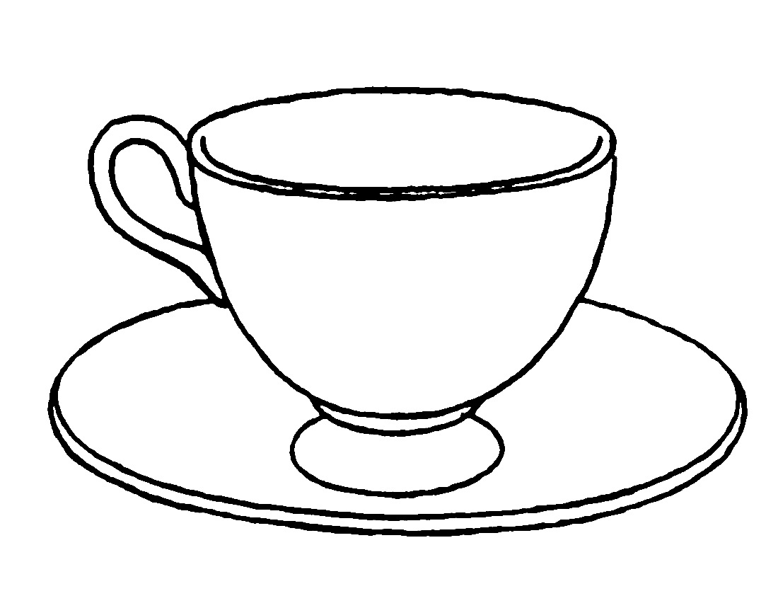 Детская раскраска. Чашка. Это чашка. Из чашки мы с тобой пьём чай, воду, молоко и кефир — в обще