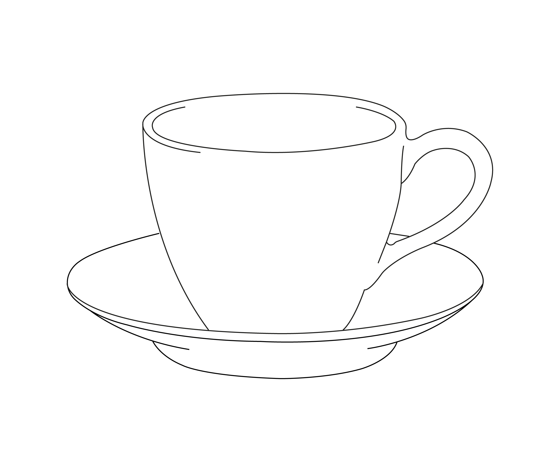 Чашка с блюдцем кофейная форма Майская рисунок Цветочный вальс Императорский фарфор