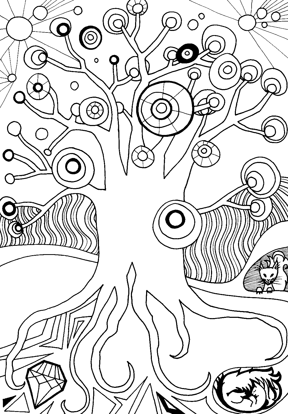 раскраски взрослые волшебный сад, зачарованный лес | Раскраски, Картинки, Арт-терапия