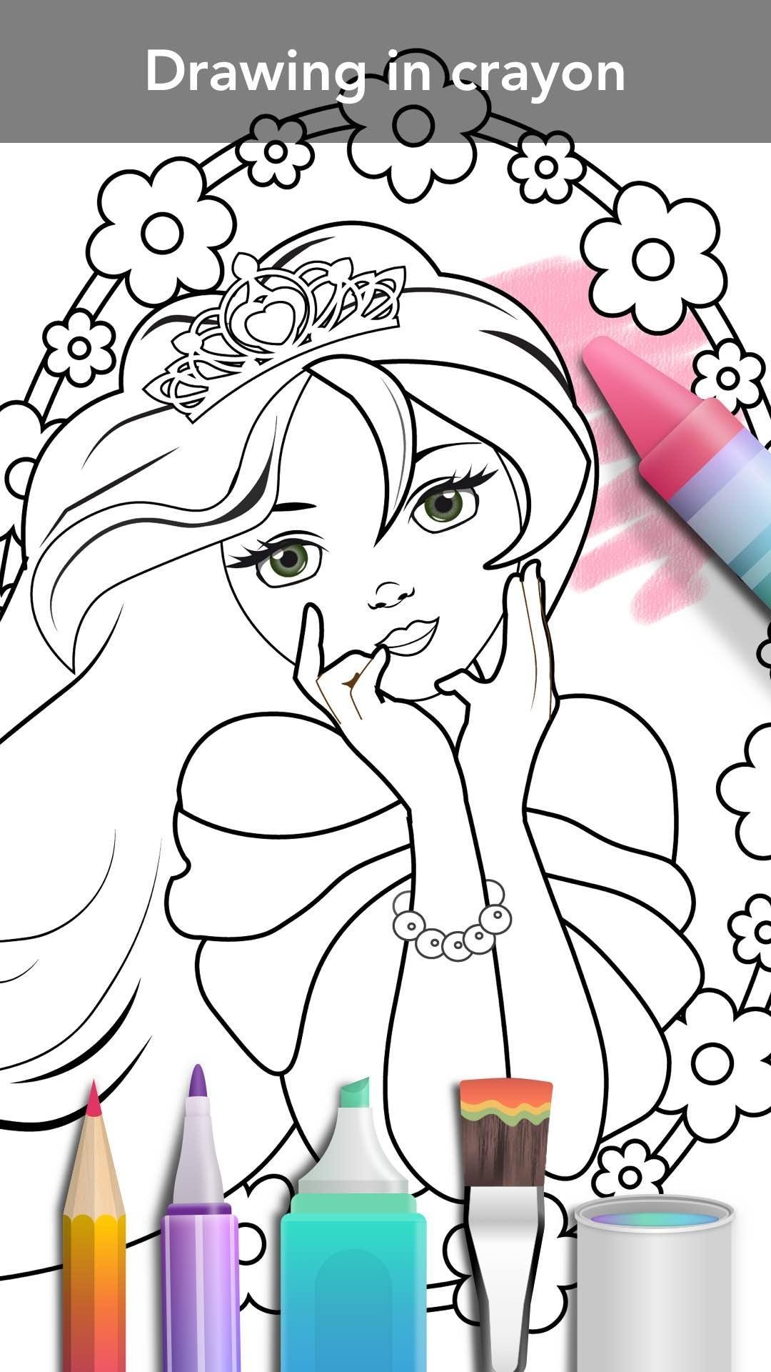 Рисунок принцесса шампунь и бальзам девочка рисовать