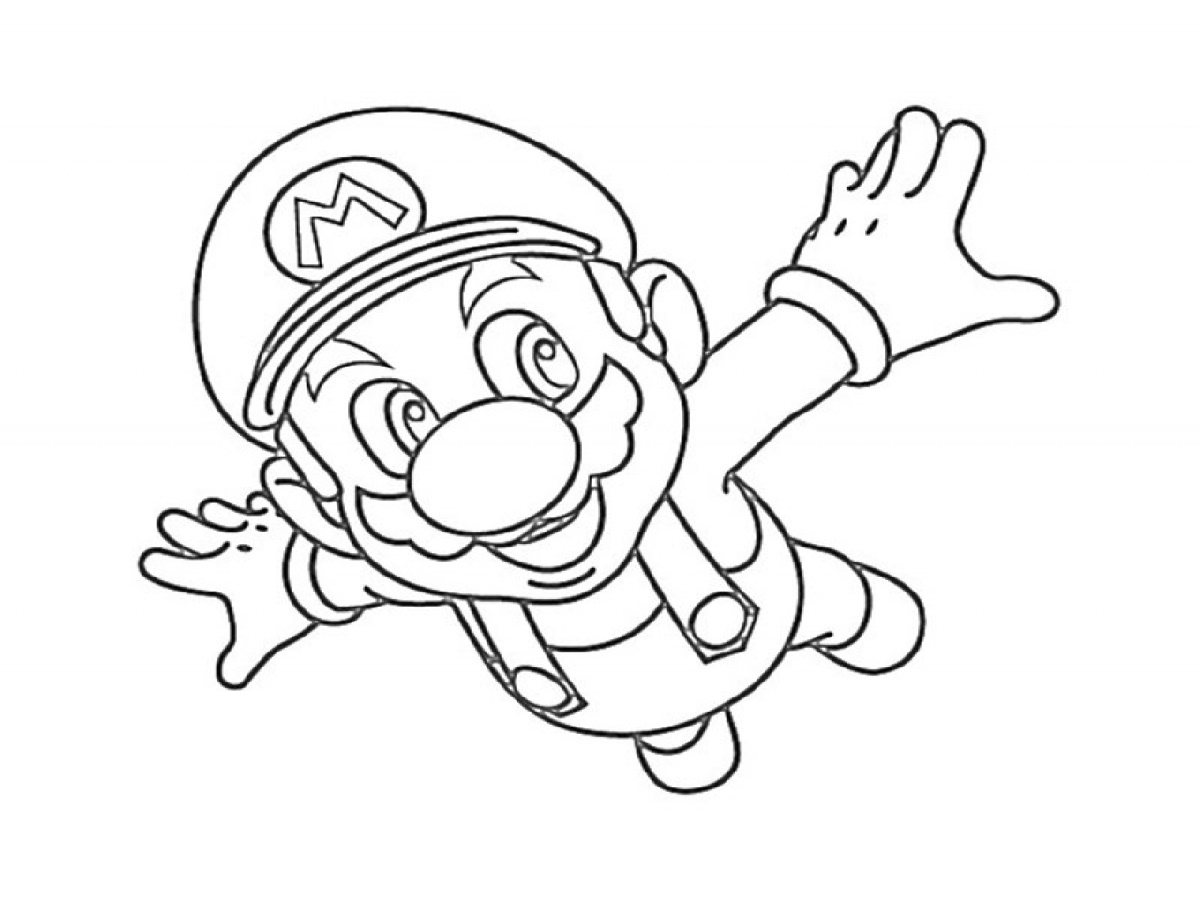 Супер Марио БРОС 3 раскраска
