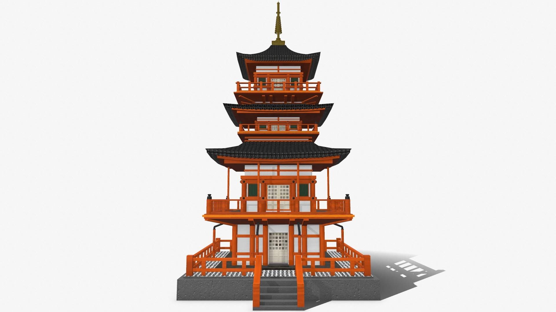 Японский храм эскиз - 55 фото