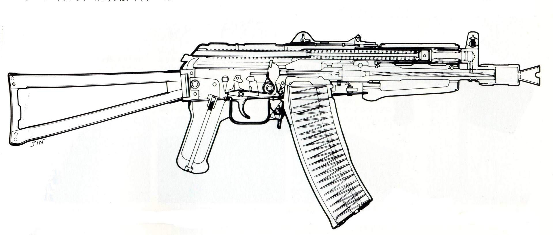 Ак 47 рисунок для срисовки