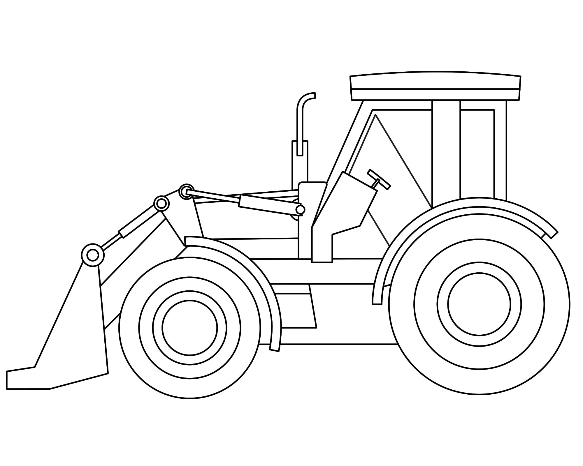 Трактор с прицепом в коробке 0488-700 Q