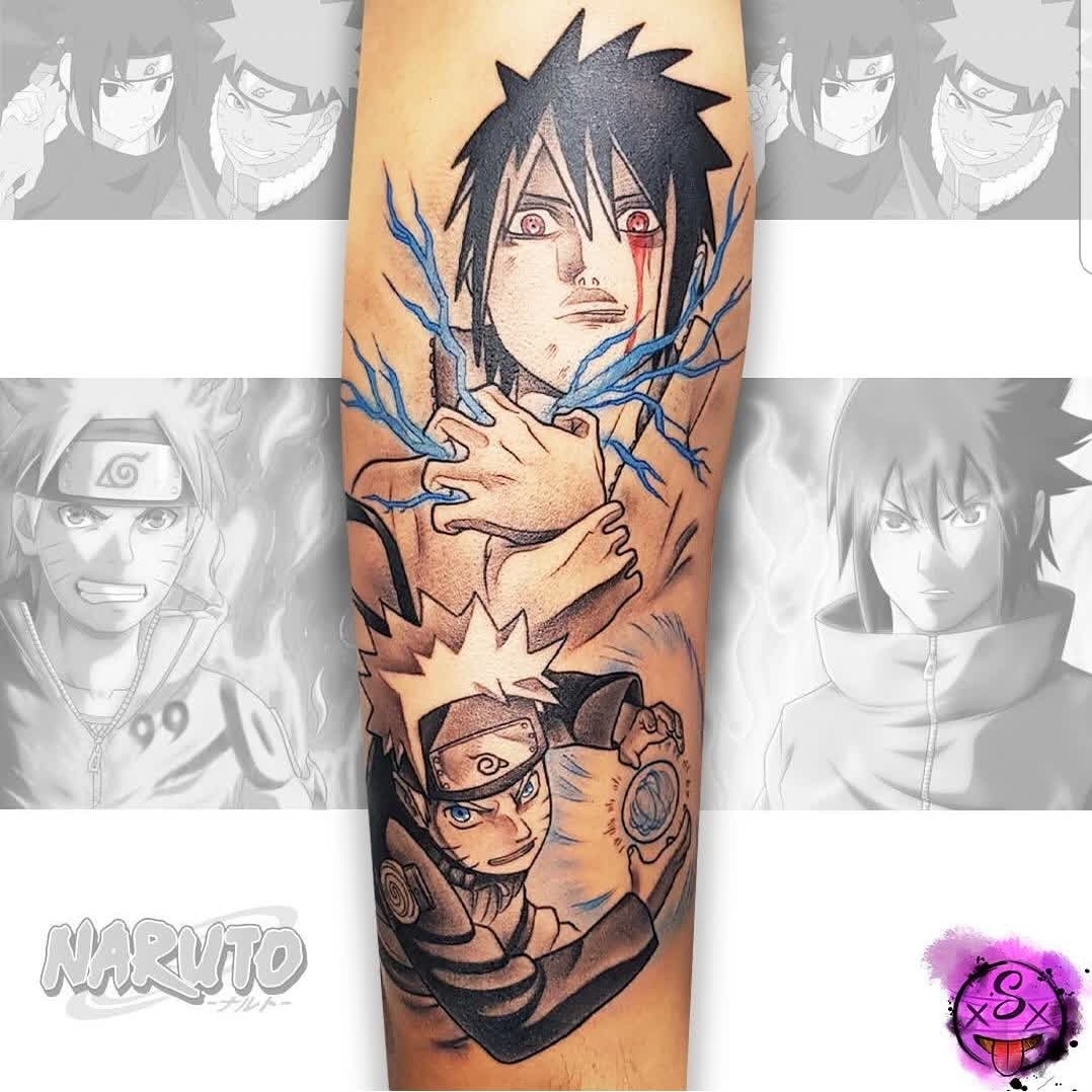 Sasuke tattoo sleeve