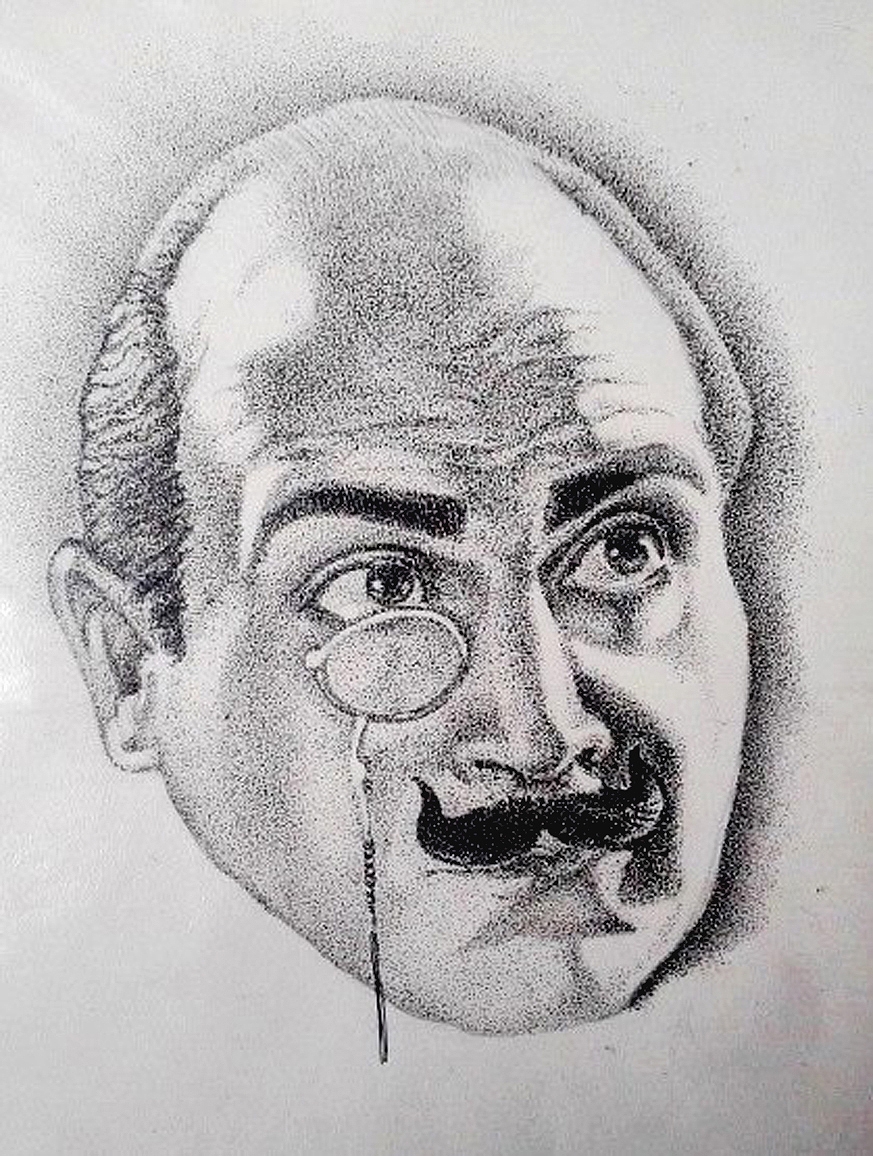 Эркюль Пуаро портрет